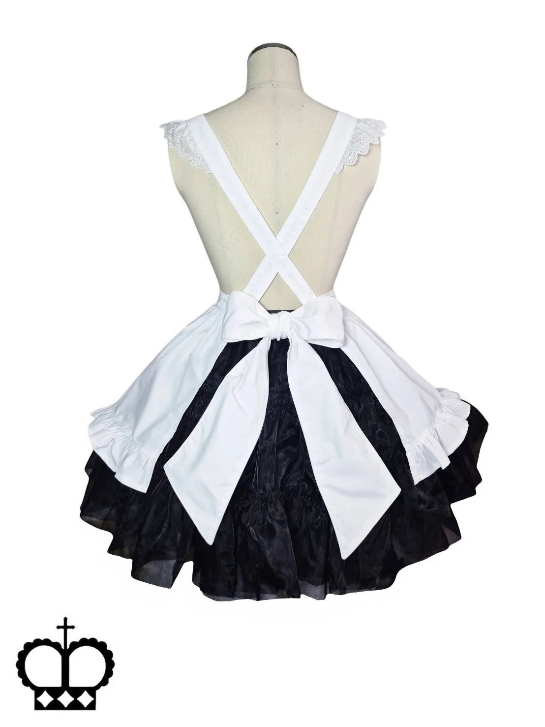 Lady Cotton Lace Apron【Rose Noire】