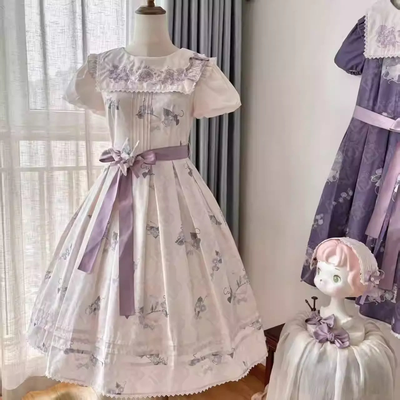 【受注予約~3/12】Morning Glory ワンピース【心愿清单】