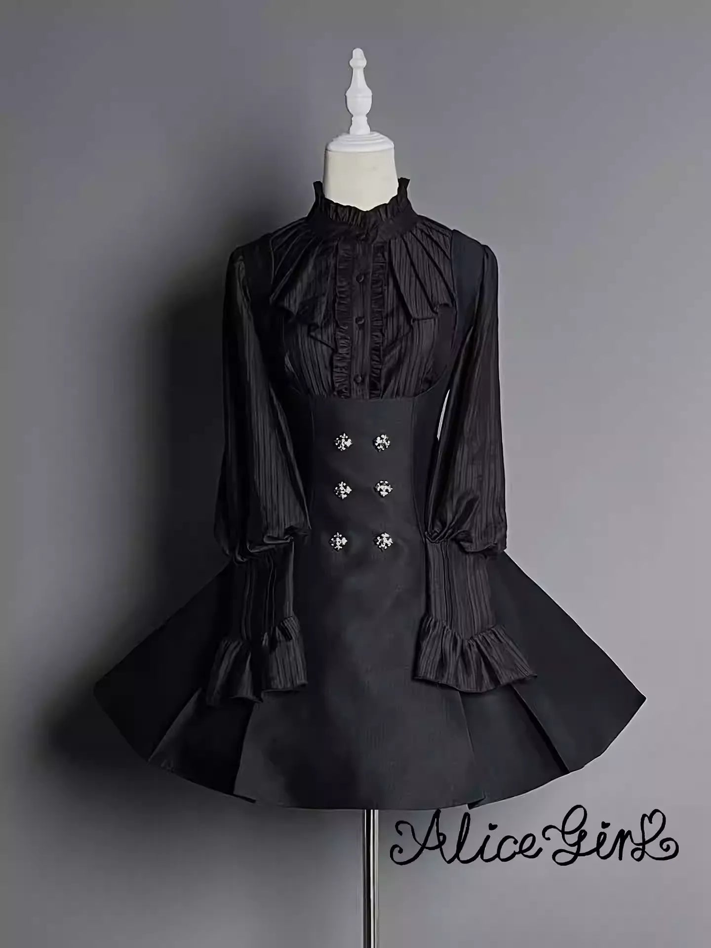 【受注予約~11/6】暗闇執事 ジャケット・マント・ブラウス【Alice Girl】