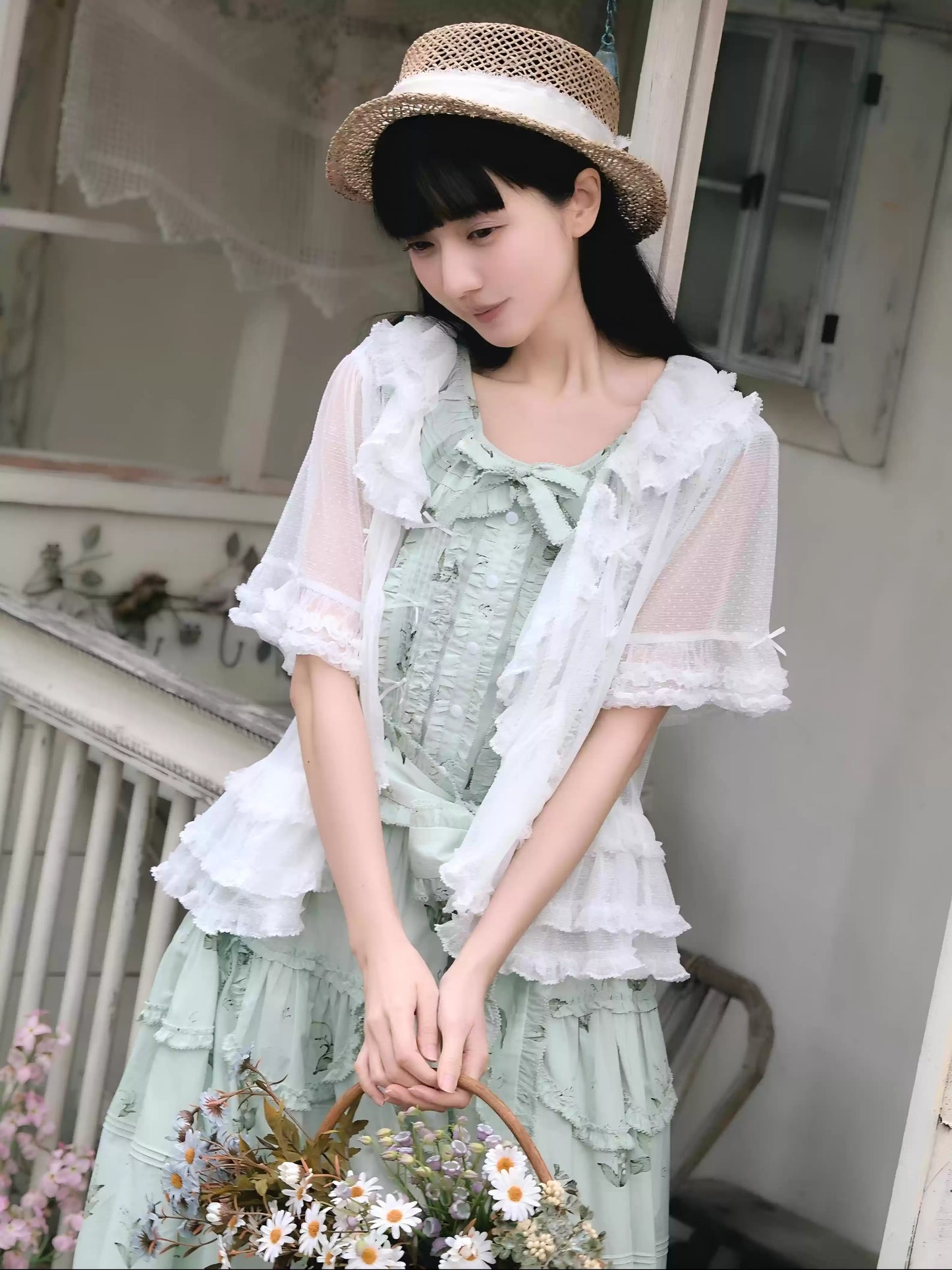 【受注予約~4/19】霧の鈴蘭 カーディガン【Spring Flower Language】