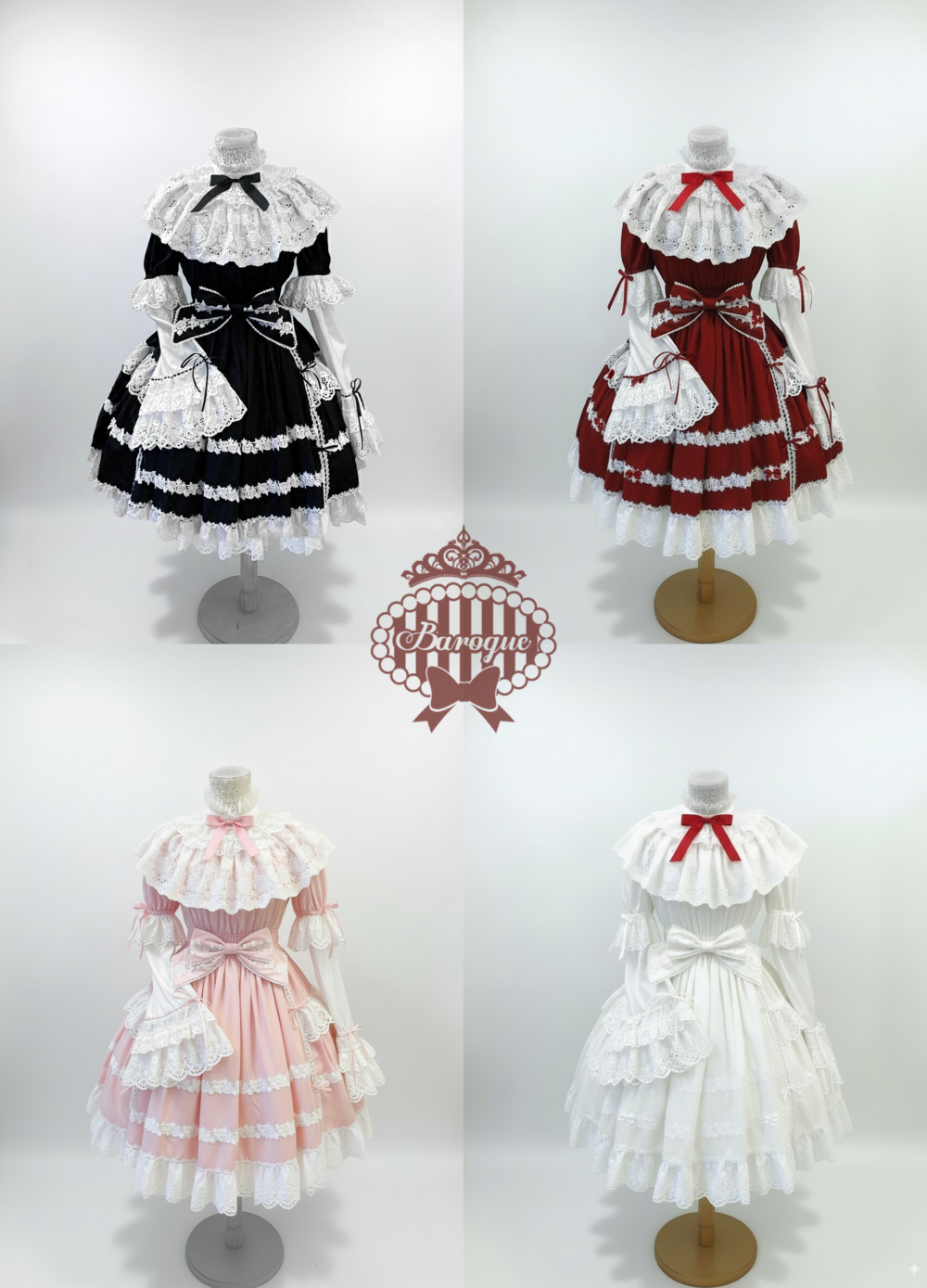 【受注予約~10/5】Rose Bouquet リボン【Baroque】