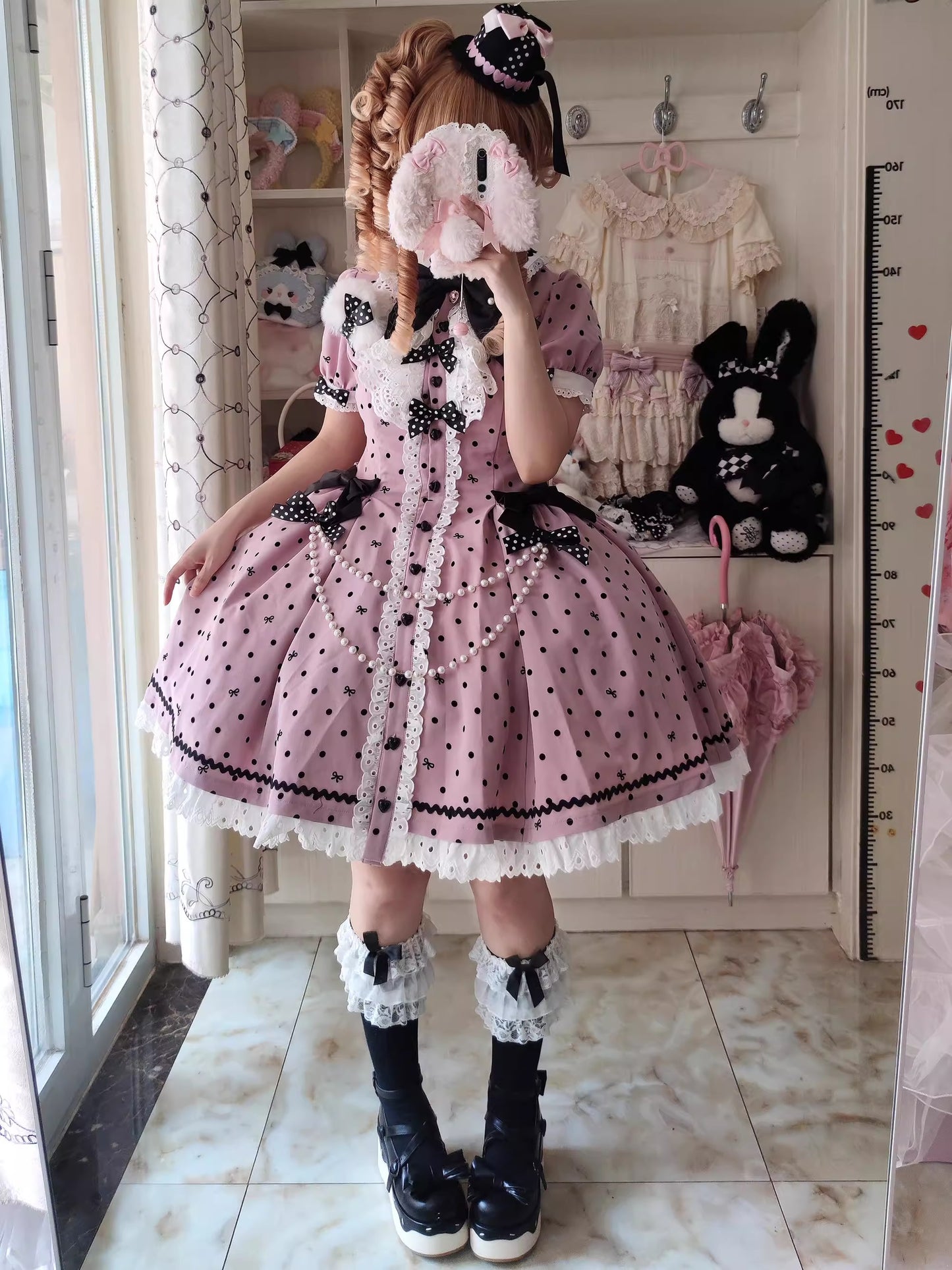 【受注予約~11/20】Ribbondoll ワンピース【Cutey Mask】
