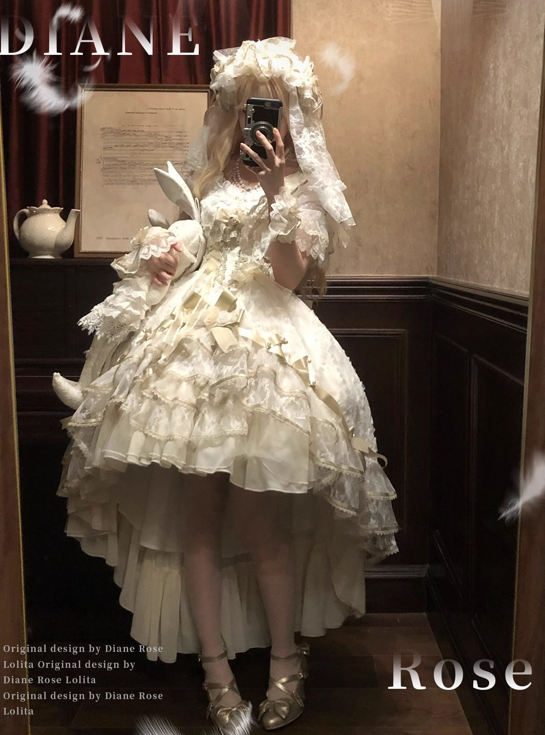 【受注予約~11/20】Diane Rose ワンピース【咩耶】