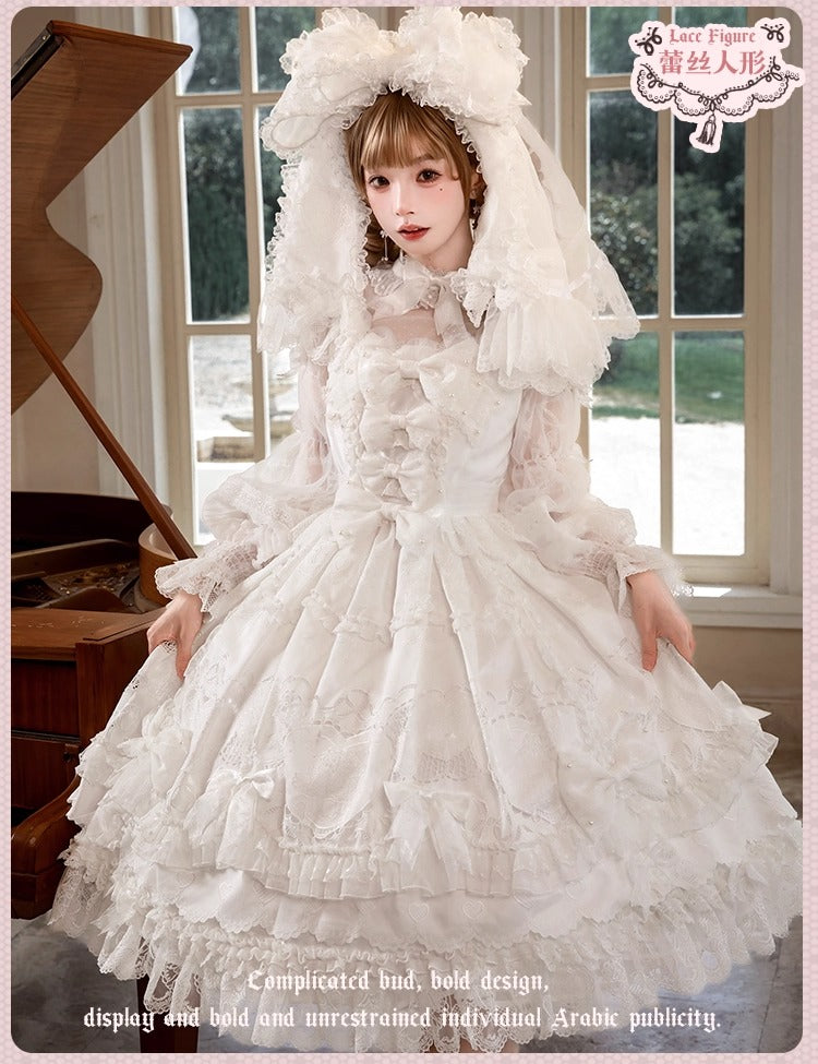 【受注予約~12/23】Race Doll ジャンパースカート(タイプ1)【花与珍珠匣】