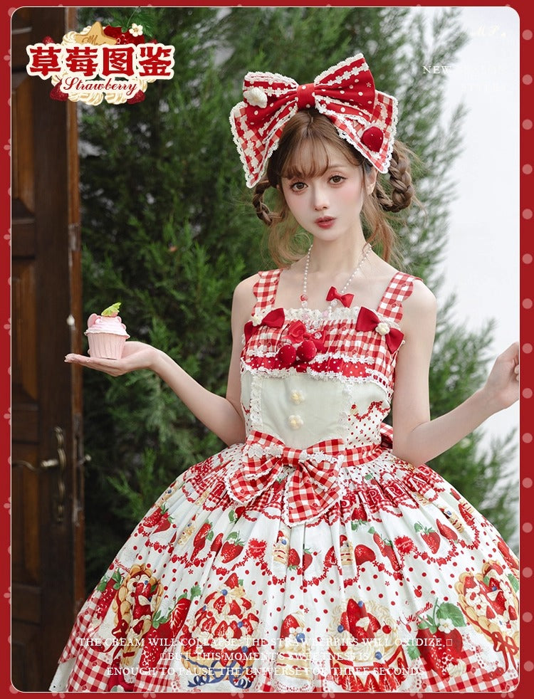 【受注予約~11/18】Strawberry Cake Illustration アクセサリー【花与珍珠匣】