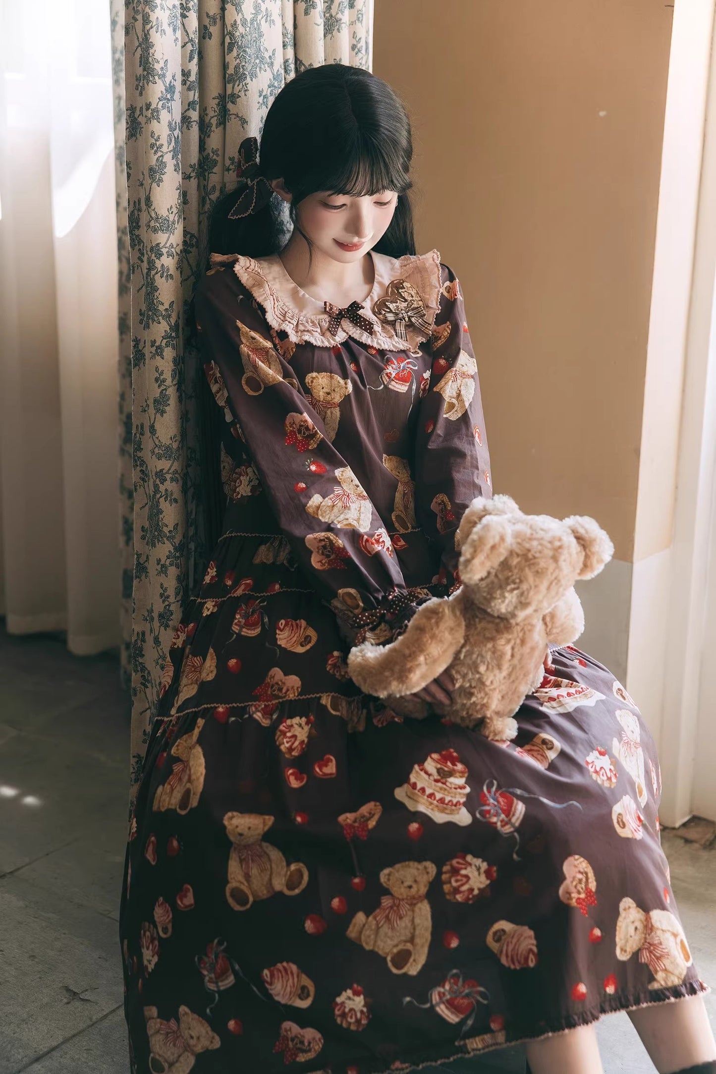 【受注予約~10/9】Chocolate Bear 2.0 ワンピース【Maple Sugar】