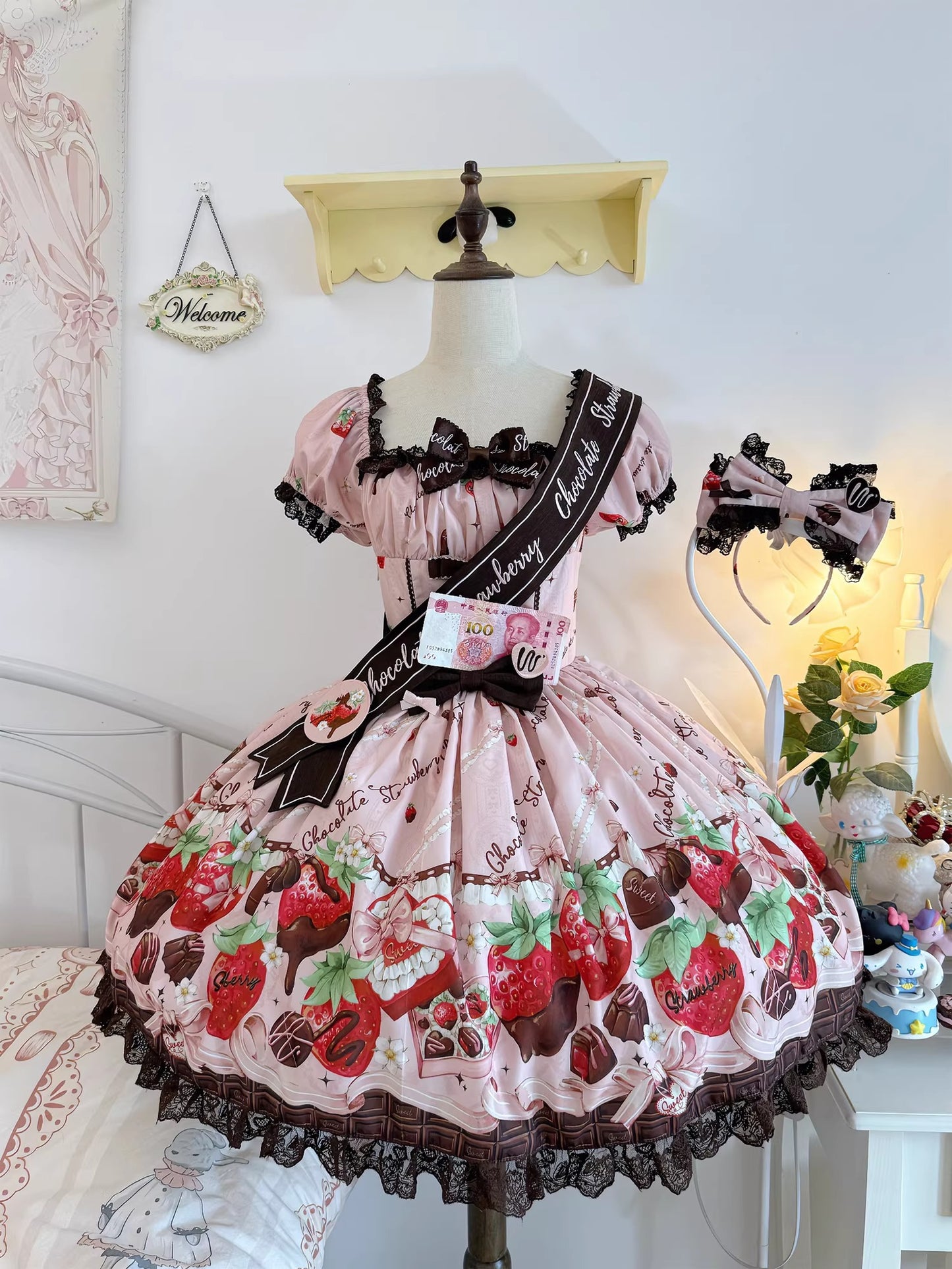 【受注予約~3/30】Berry Lovers ワンピース・ジャンパースカート・サロペット・ブラウス【DreamWhale】