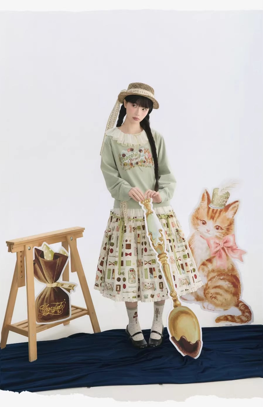 【受注予約~2/26】Chocolate ワンピース・トレーナー【YAMKAJO】