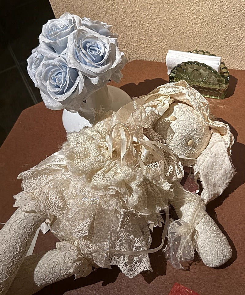 レースうさちゃんバッグ・お洋服【LUCKY BABY】