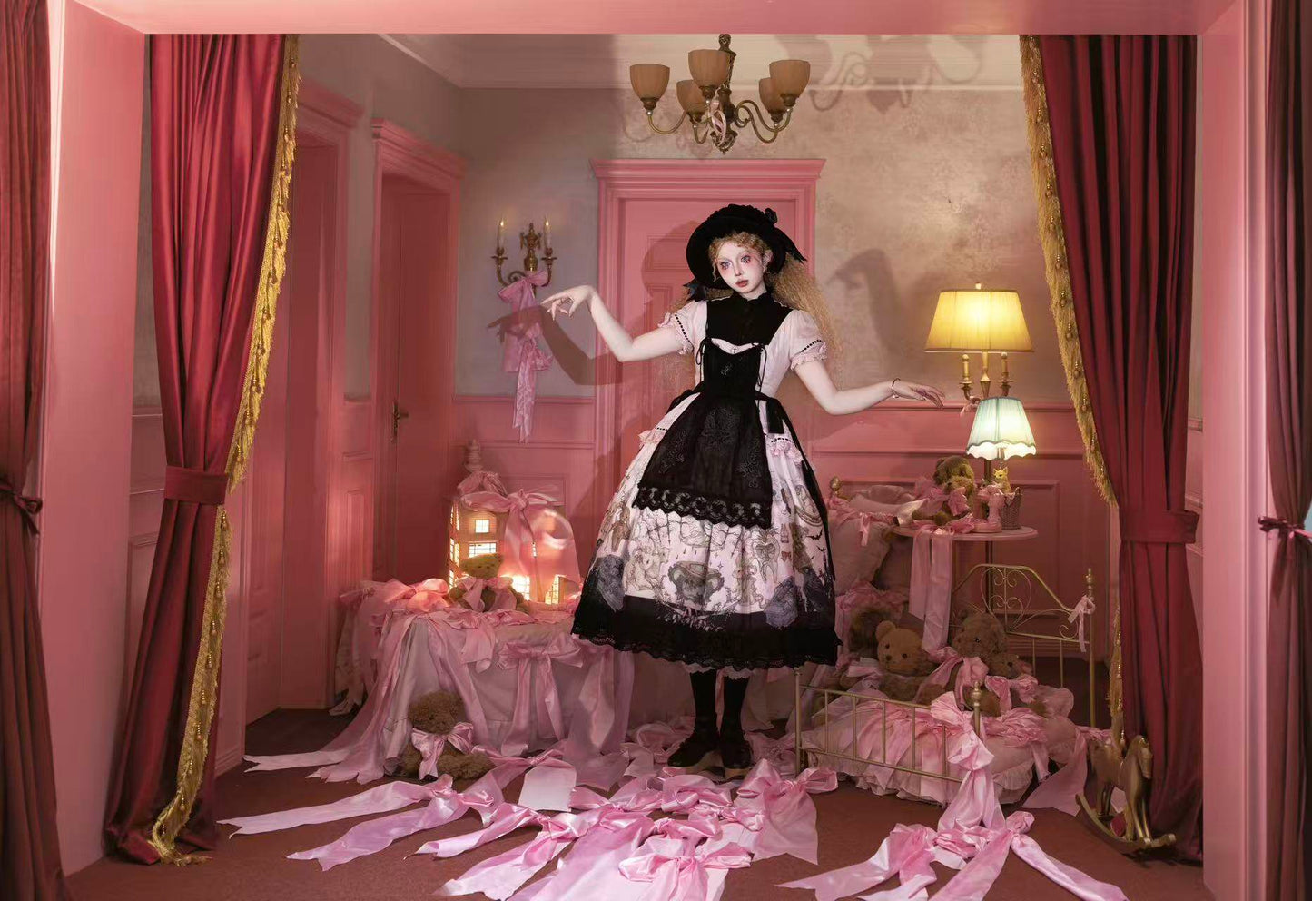 【受注予約~2/18】Symbiosis Doll エプロン【黒眼窩診療室】