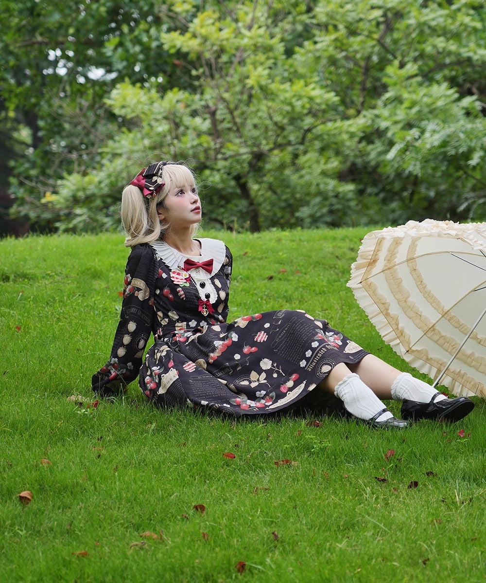 【受注予約~9/17】Grass art collection ワンピース【Miss Cube】