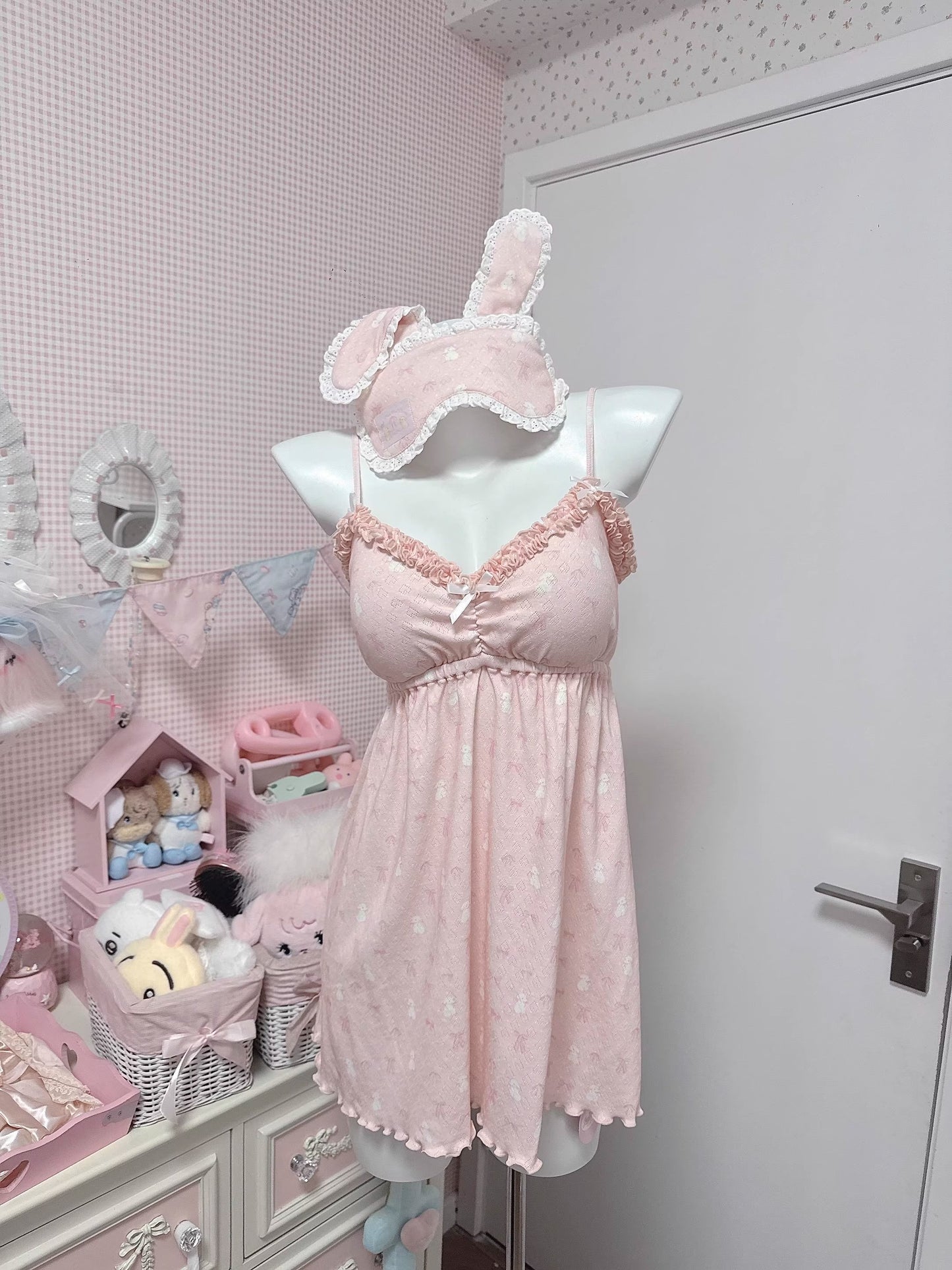 リボンナイトウェア【Sheep Puff】