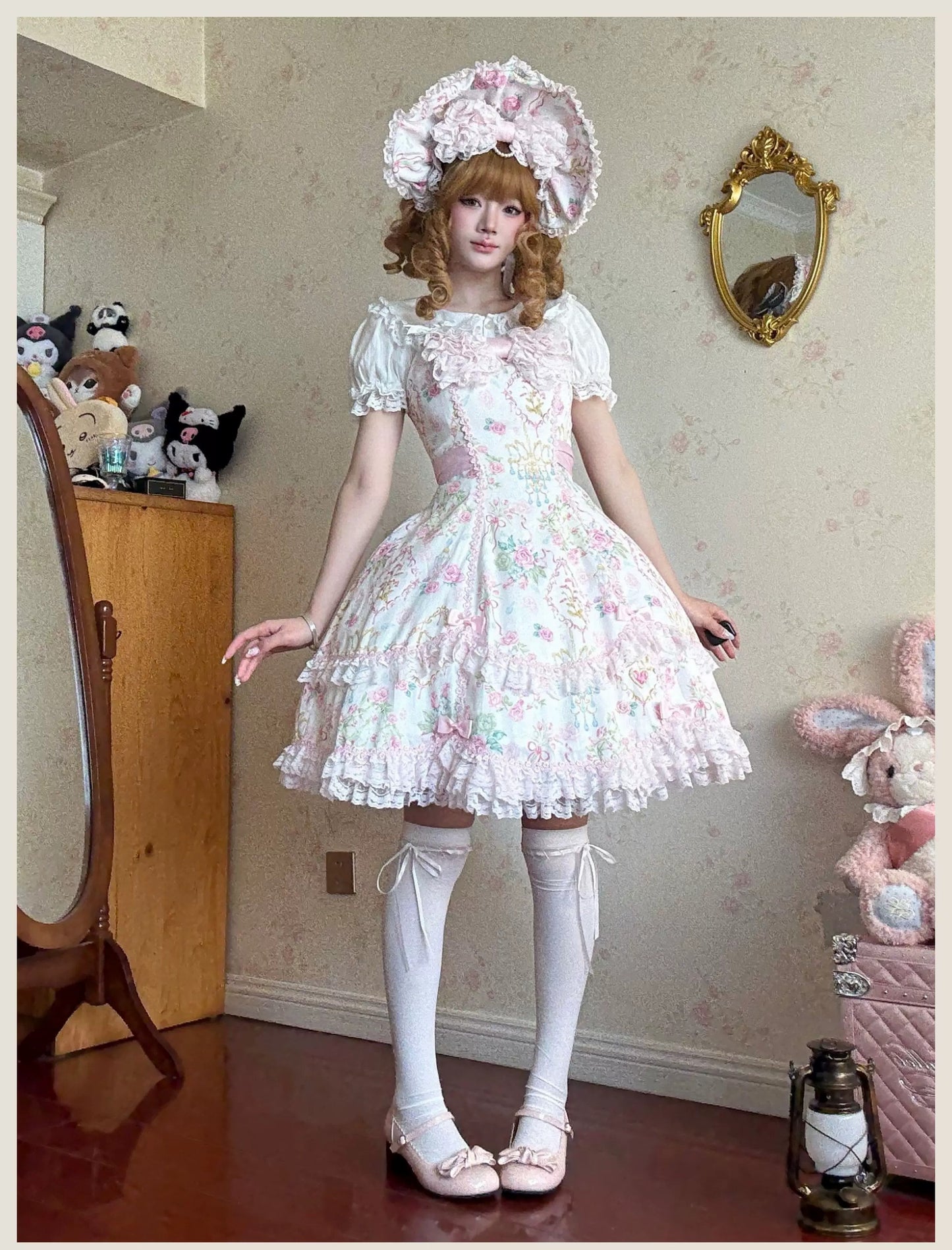 Vintage Flower Wall ブラウス【TaTaTa Lolita】