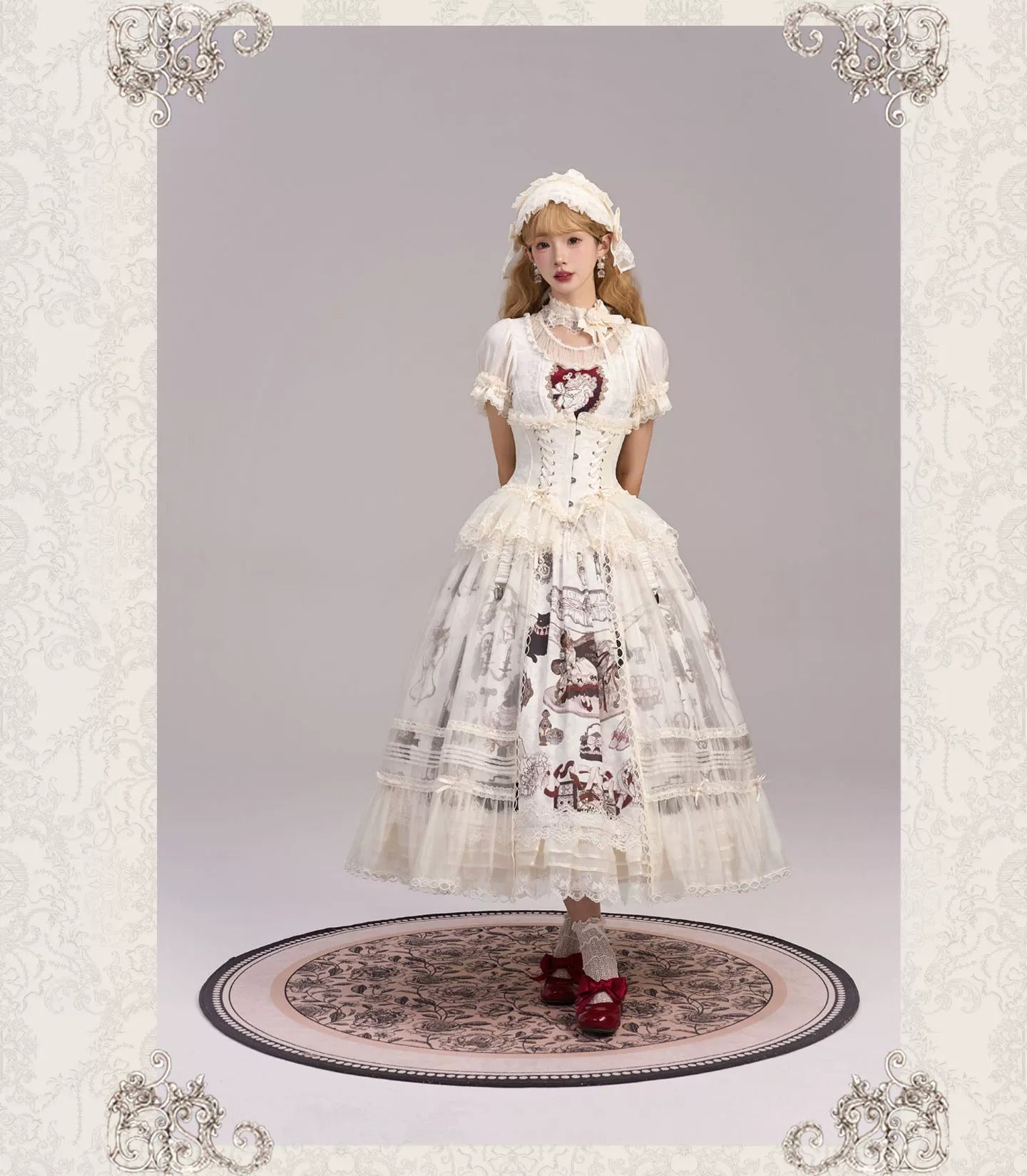 【受注予約~4/30】Clockwork Doll ワンピース・コルセット・フルセット【Clockwork Heart】