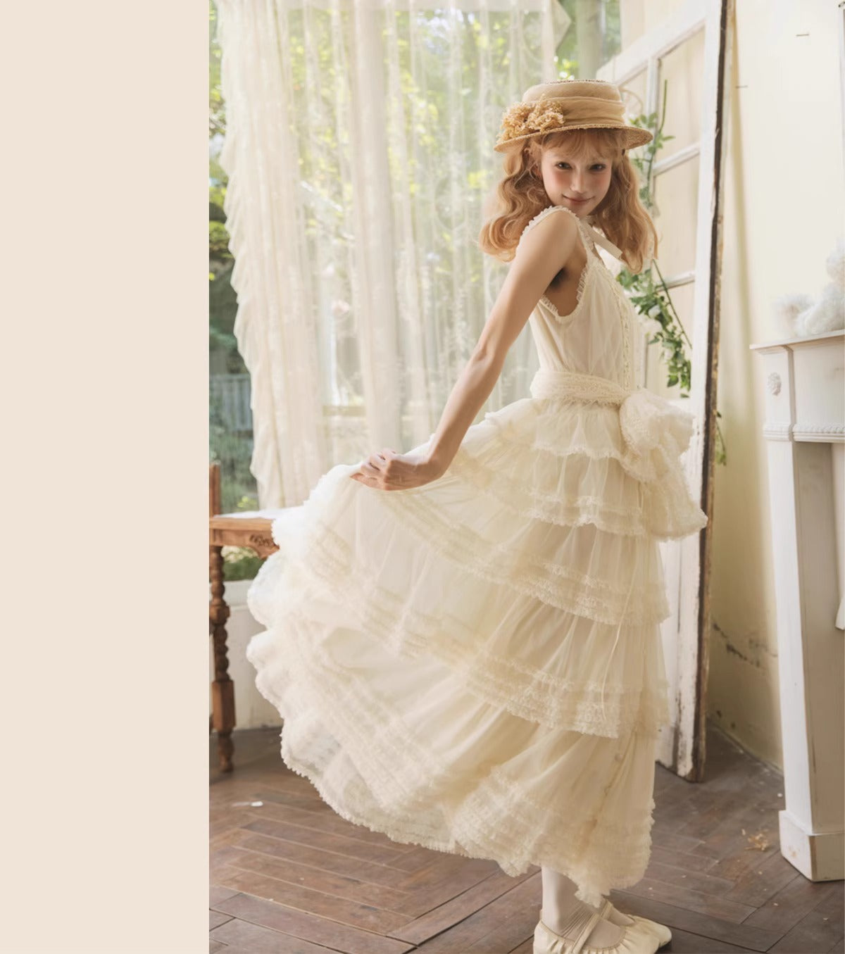 【受注予約~12/24】Lillian's Summer ジャンパースカート(タイプ1・ロング丈)【Spring Flower Language】