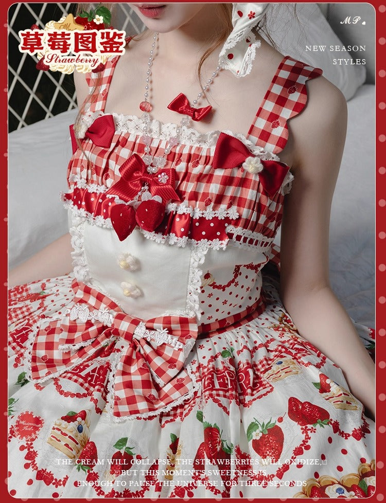 【受注予約~11/18】Strawberry Cake Illustration アクセサリー【花与珍珠匣】