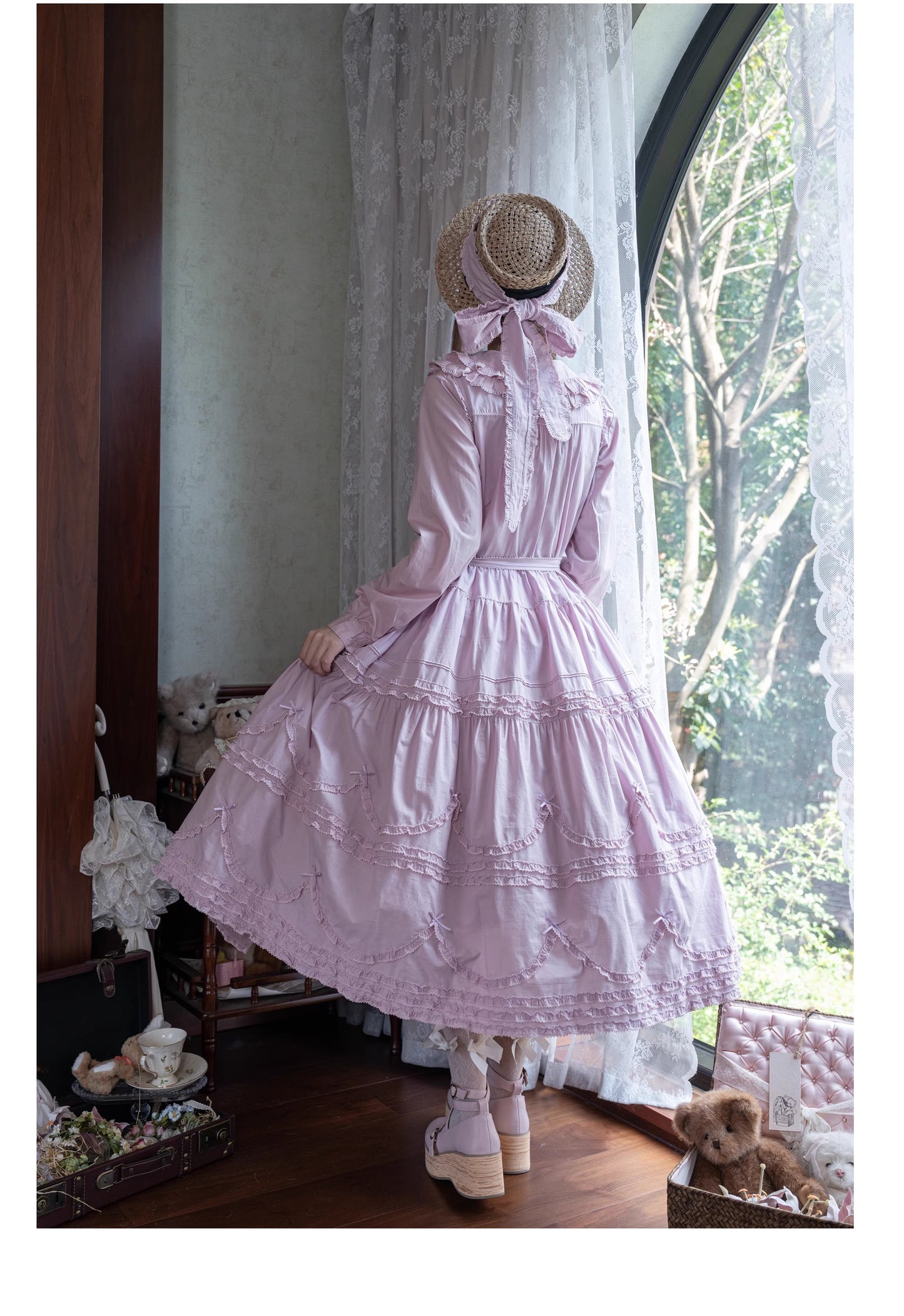 [Vorbestellungen bis 24. September] Warm Sun Palette Jumper Skirt (Typ 2) Lange Länge [Warm Sun Western Clothing]