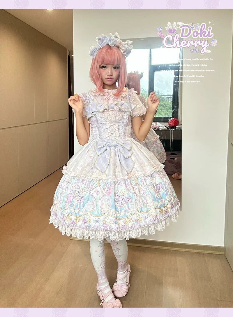【受注予約~10/29】Paradise Carnival ワンピース・カチューシャセット【Doki Cherry】