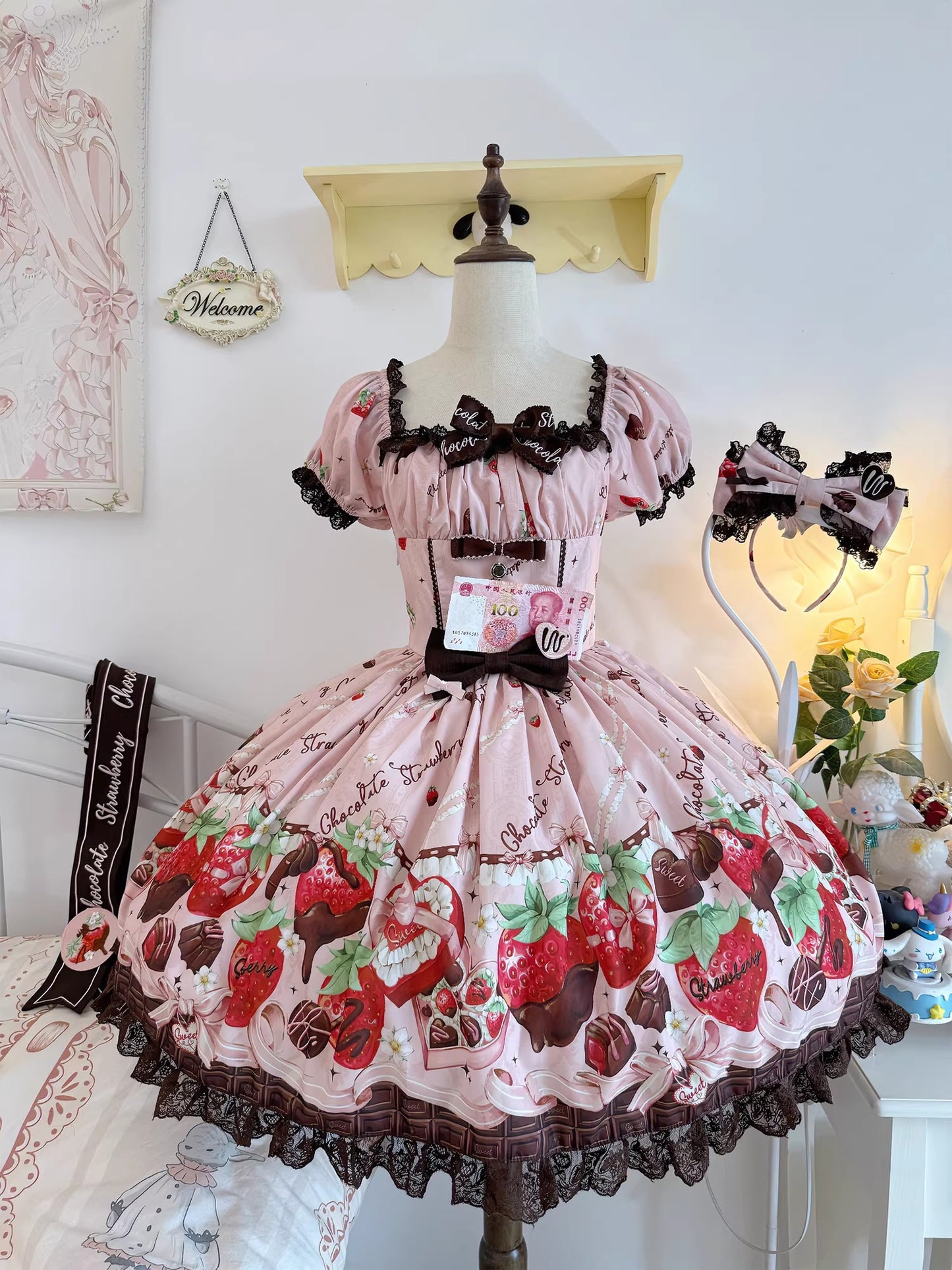 【受注予約~3/30】Berry Lovers ワンピース・ジャンパースカート・サロペット・ブラウス【DreamWhale】