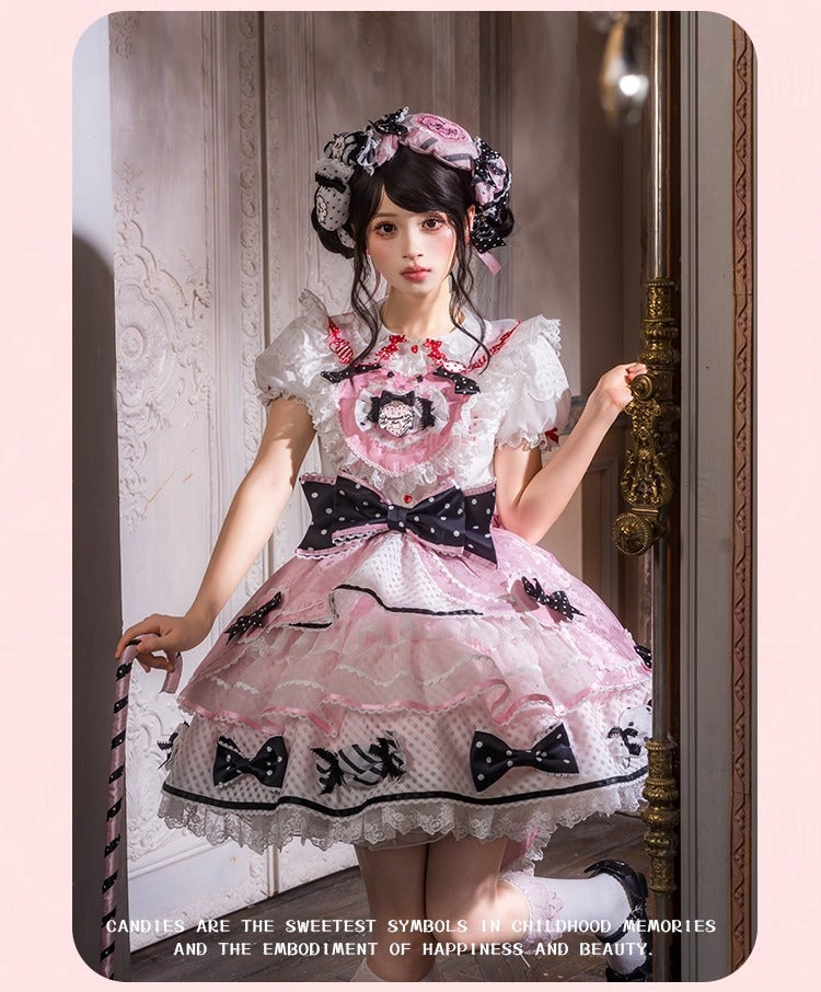 【受注予約~12/8】Candy Wrapper トップス・スカート【花与珍珠匣】