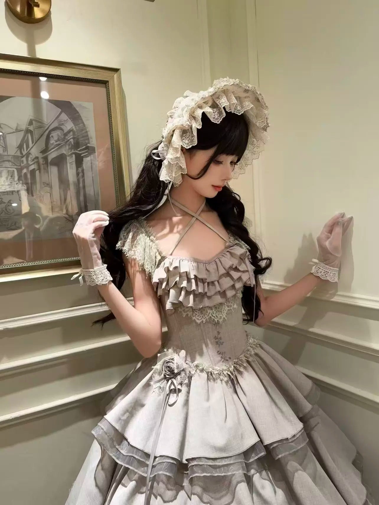 【受注予約~4/27】Lingxi ワンピース【sara bell】