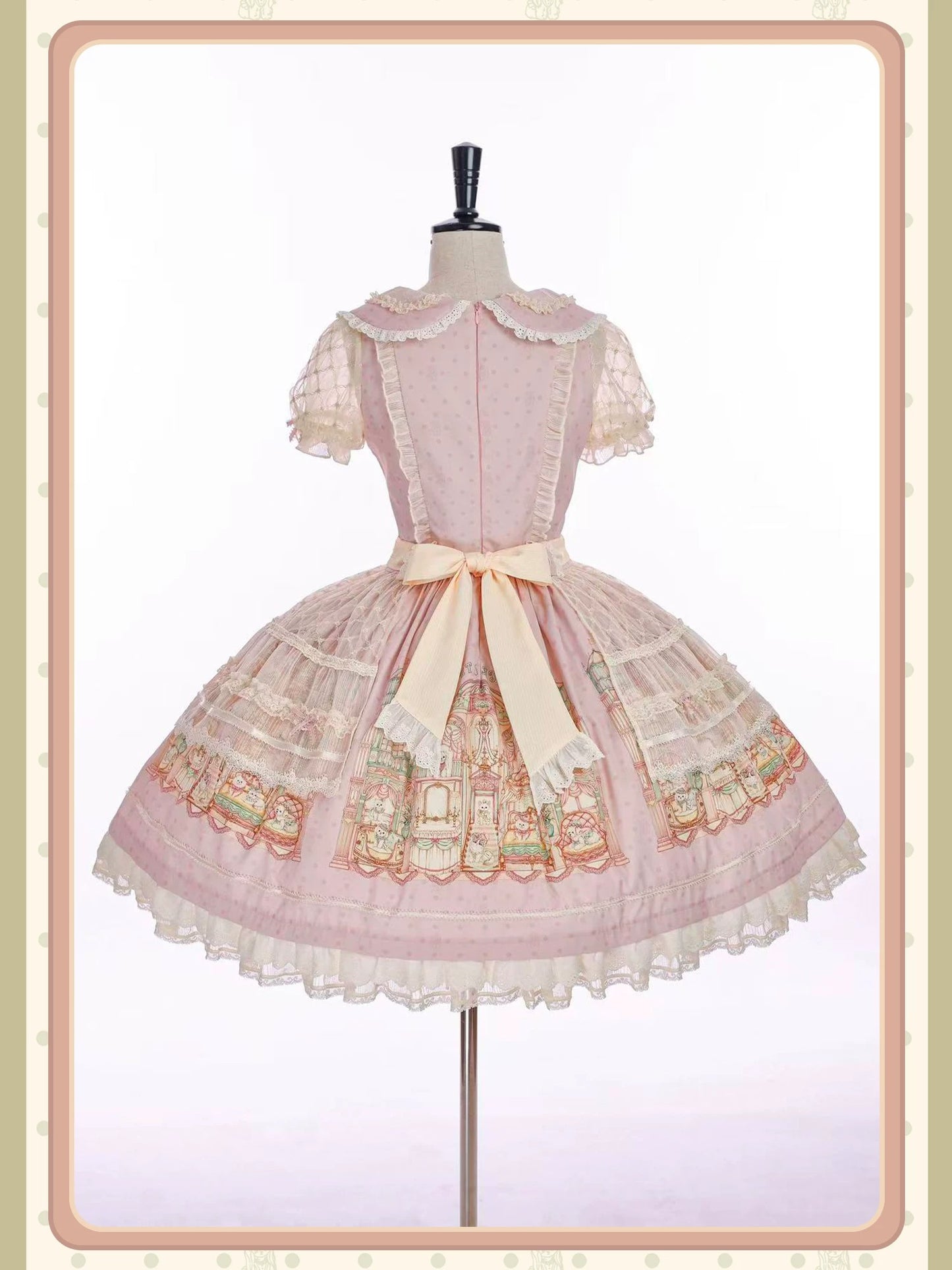 【受注予約~9/6】Fluffy Cat Castle ワンピース・ジャンパースカート【Alice Girl】