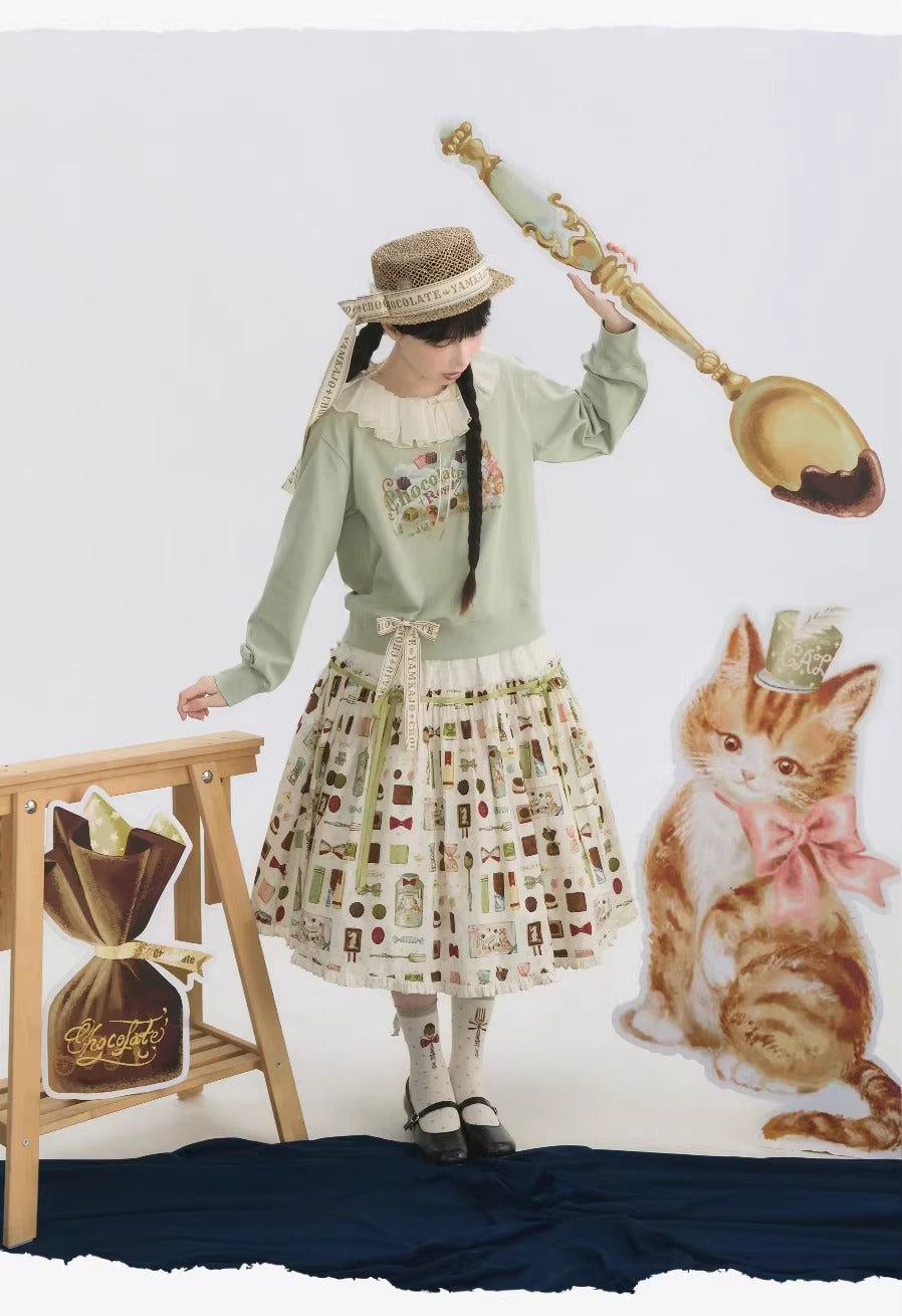 【受注予約~2/26】Chocolate ワンピース・トレーナー【YAMKAJO】