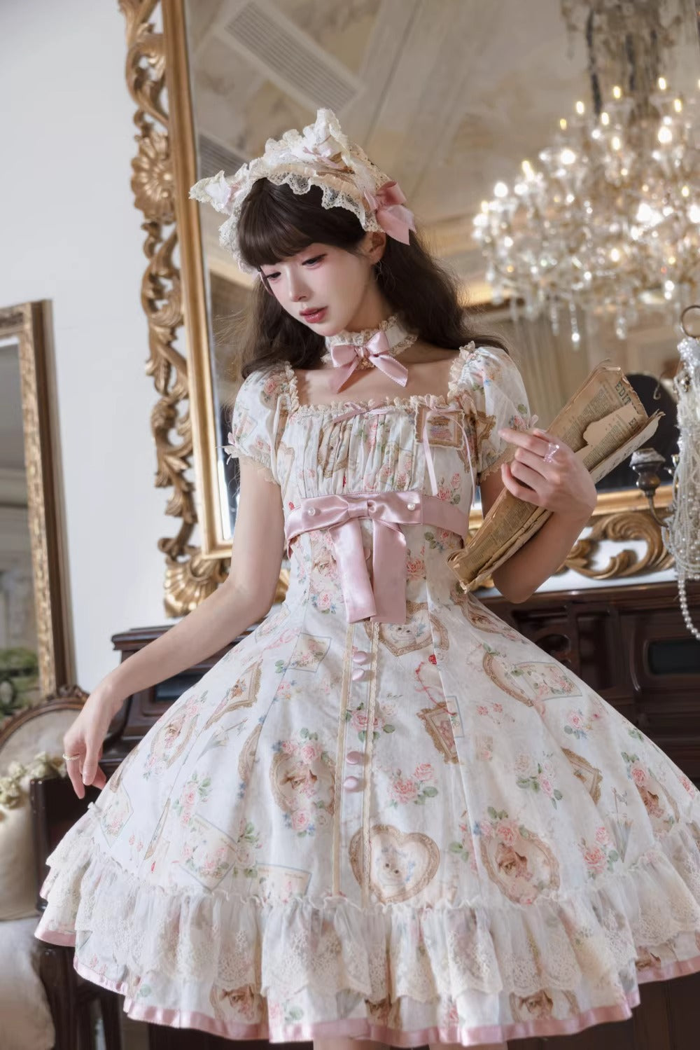 【受注予約~3/5】Victoria Cat ワンピース(タイプ1) 【Moon River】