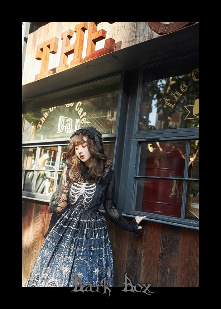 【受注予約~11/10】Ossuary ジャンパースカート【Dark Box】