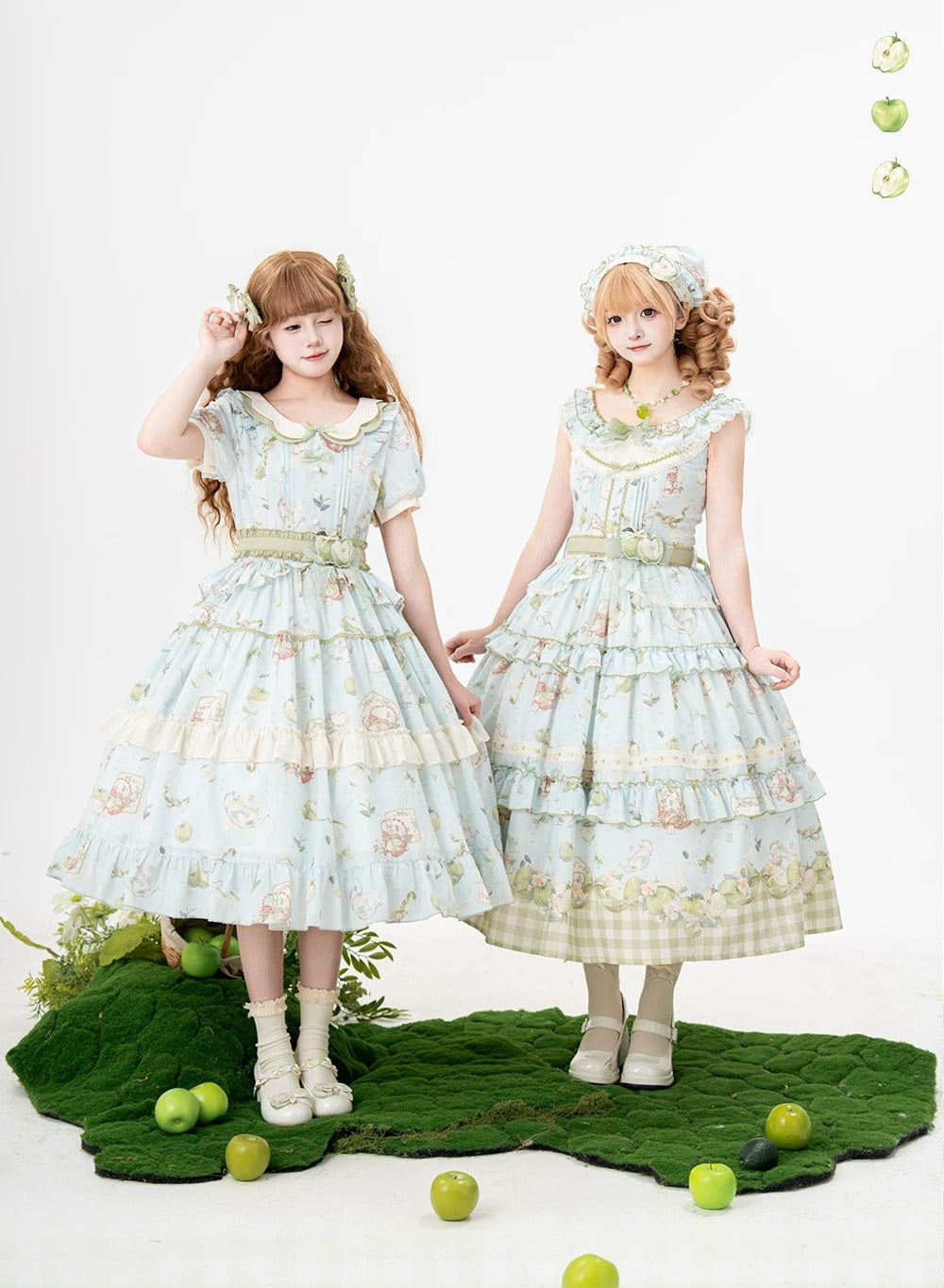 【受注予約~8/12】Apple Tea ワンピース【Urtto】