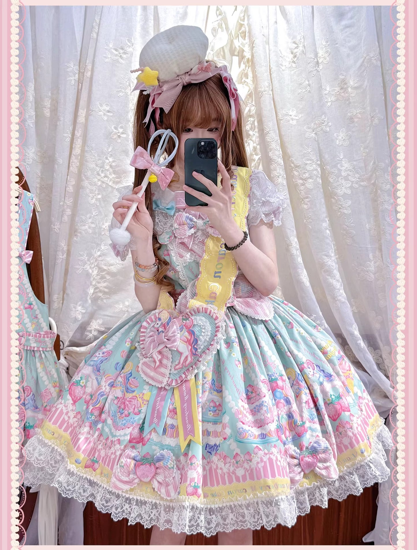 【受注予約~4/27】Pastel Macarons アクセサリー【双生小熊】