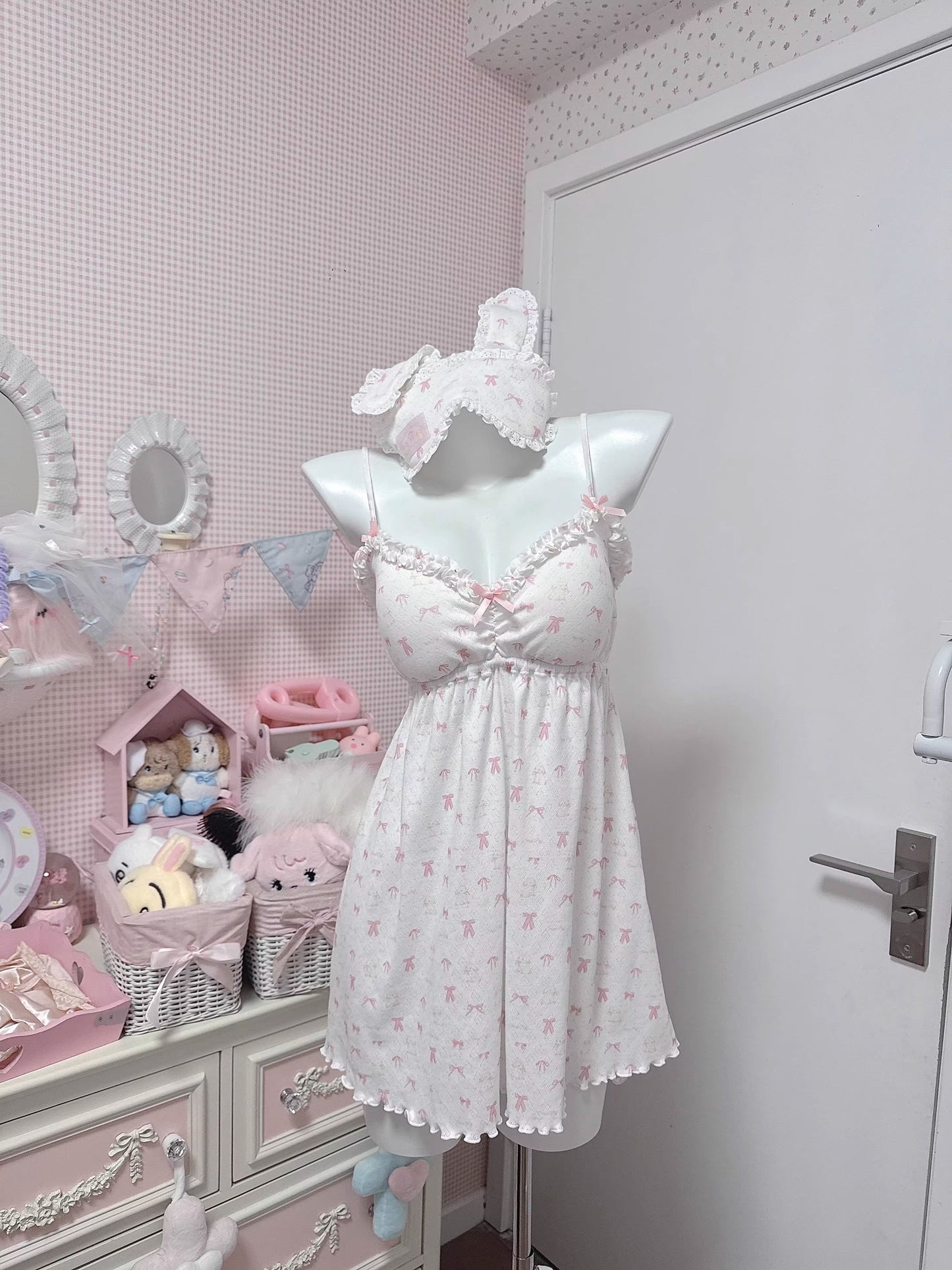 リボンナイトウェア【Sheep Puff】