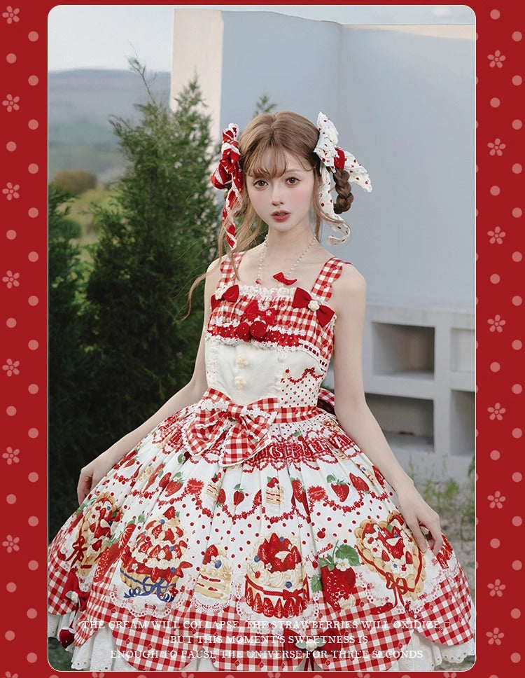 【受注予約~11/18】Strawberry Cake Illustration アクセサリー【花与珍珠匣】