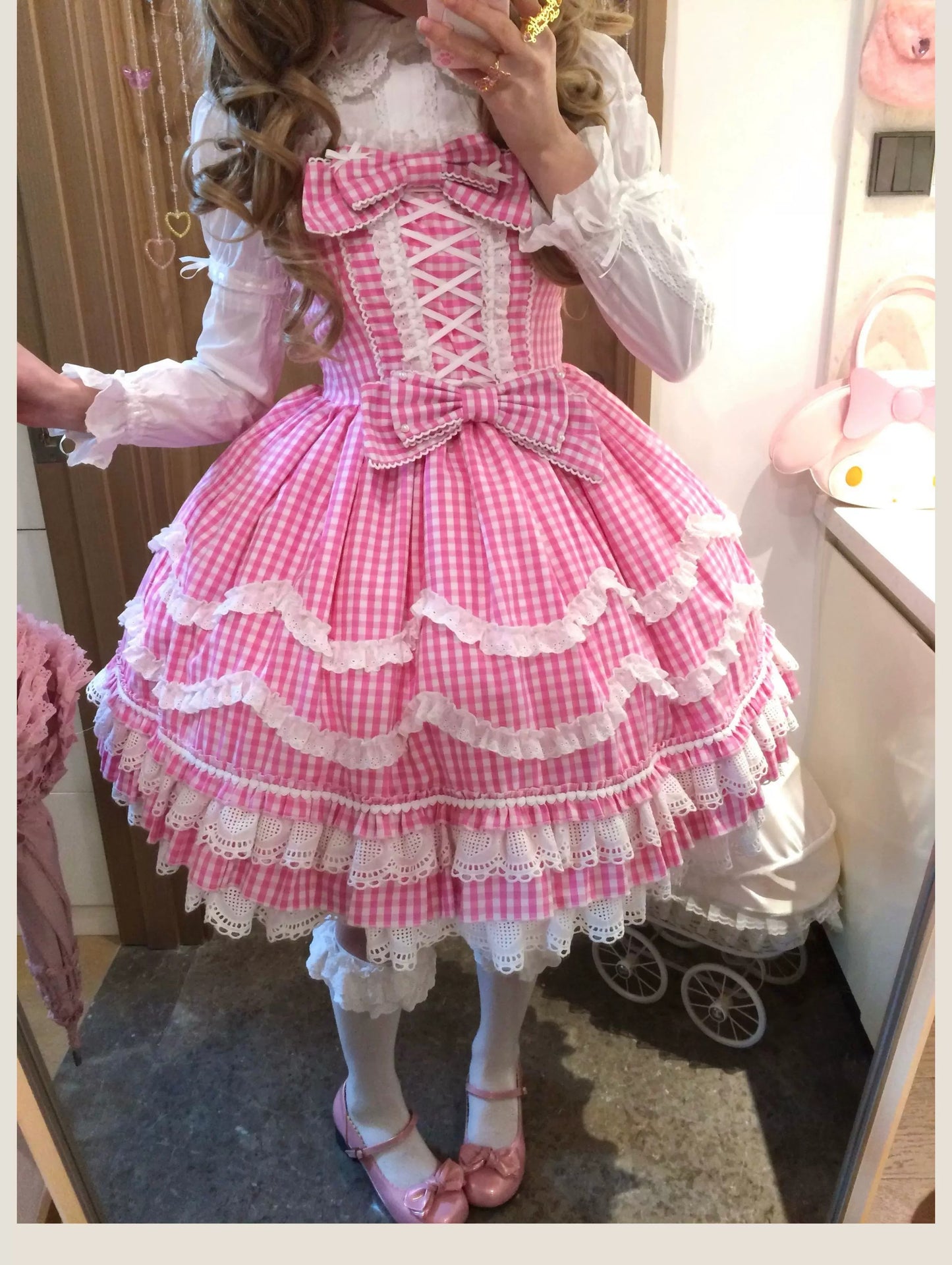 Plaid Baileys ジャンパースカート・フルセット【TaTaTa Lolita】
