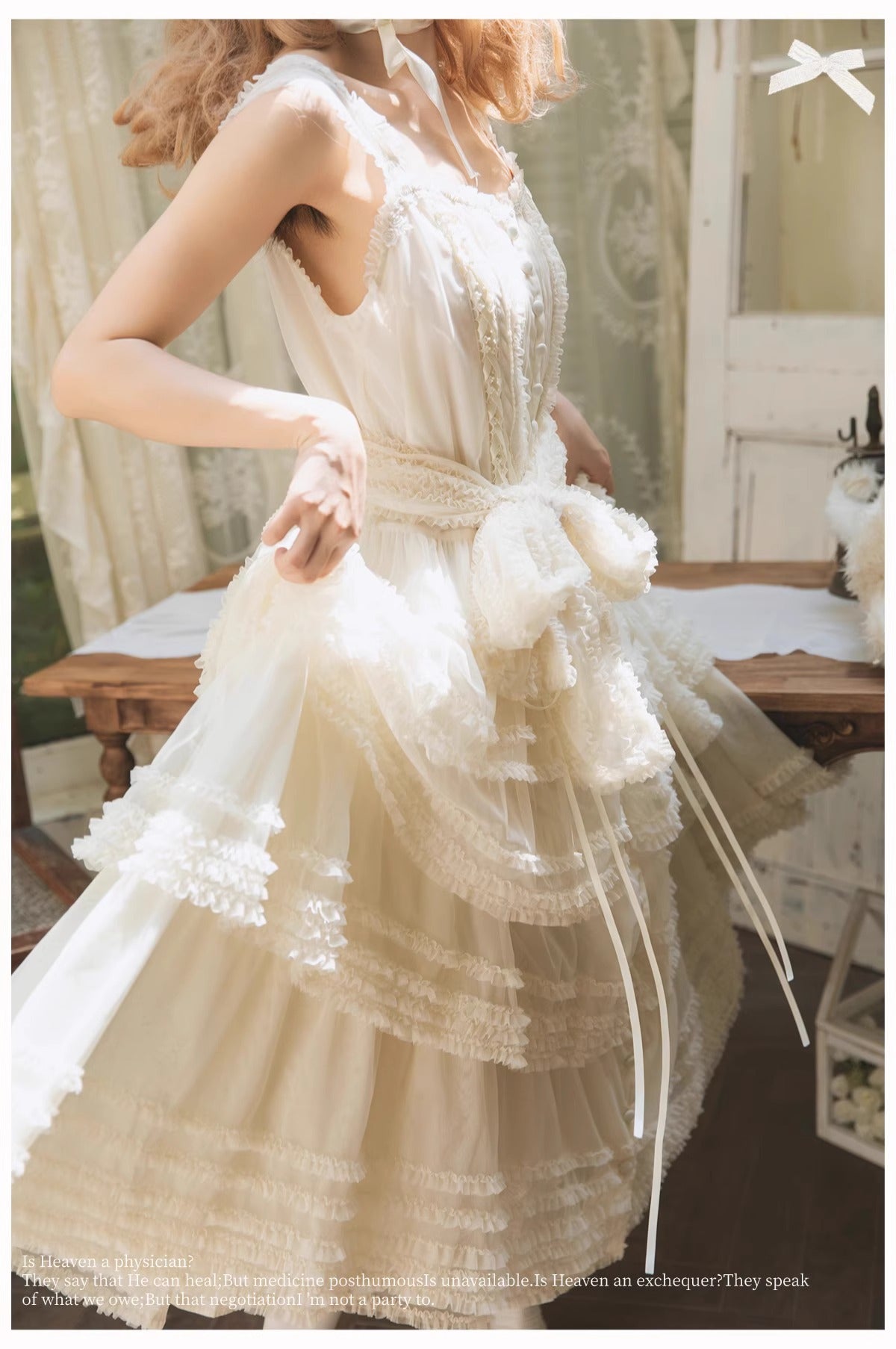 【受注予約~12/24】Lillian's Summer ジャンパースカート(タイプ1・ロング丈)【Spring Flower Language】