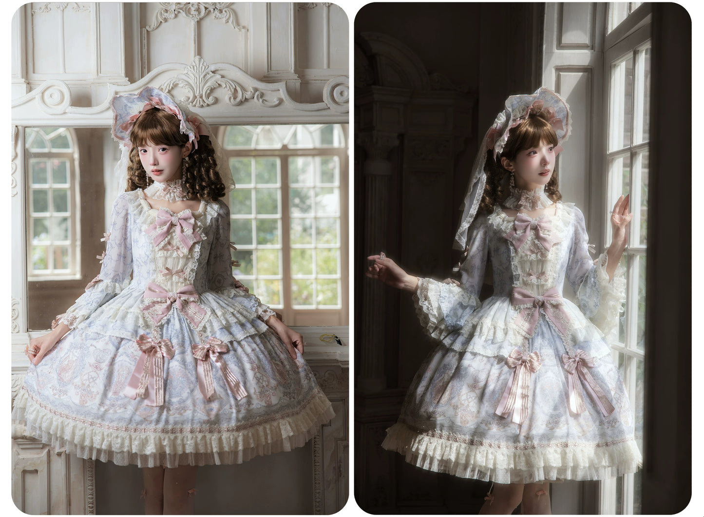 【受注予約~9/13】Scent of Roses ワンピース・ジャンパースカート【LittlePlum】