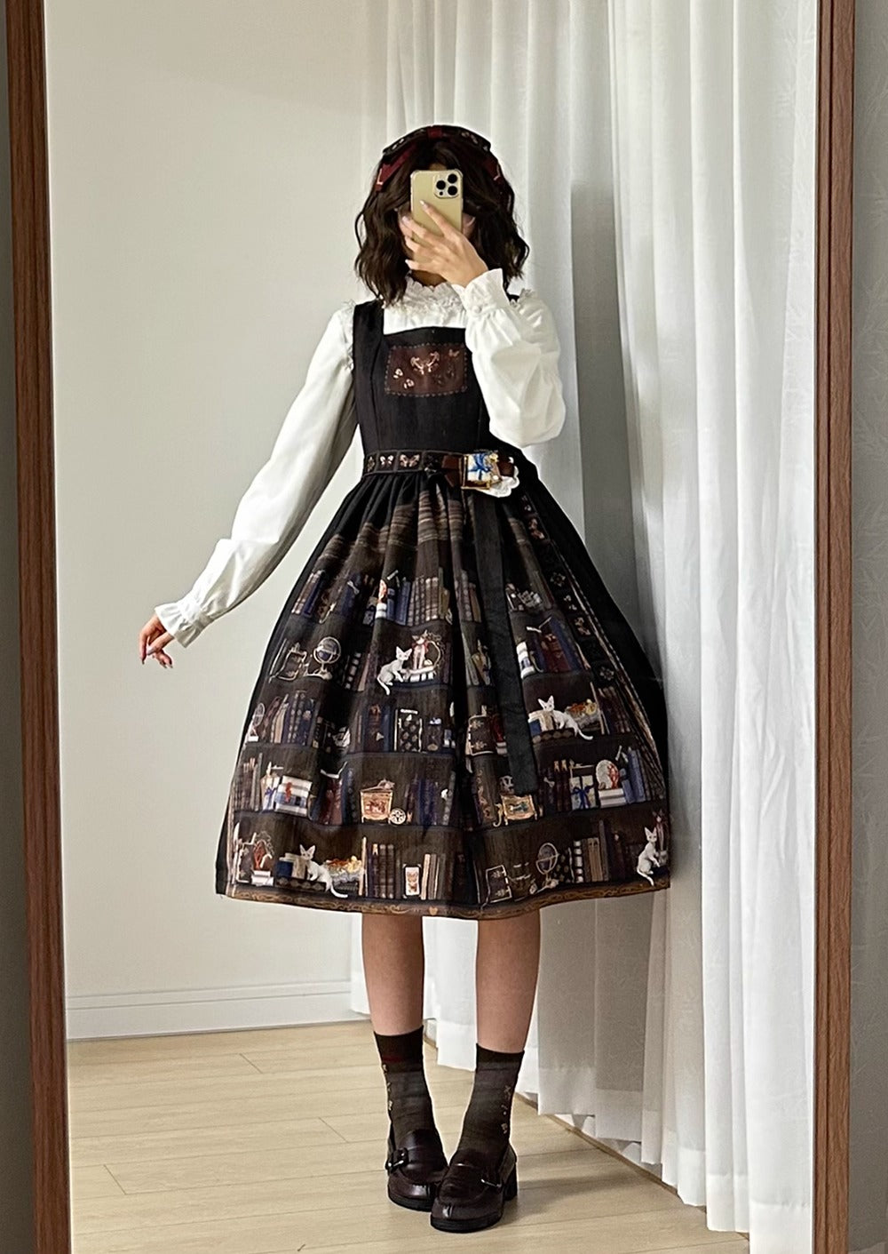 【受注予約~11/6】German Bookshelf ジャンパースカート【Miss Point】