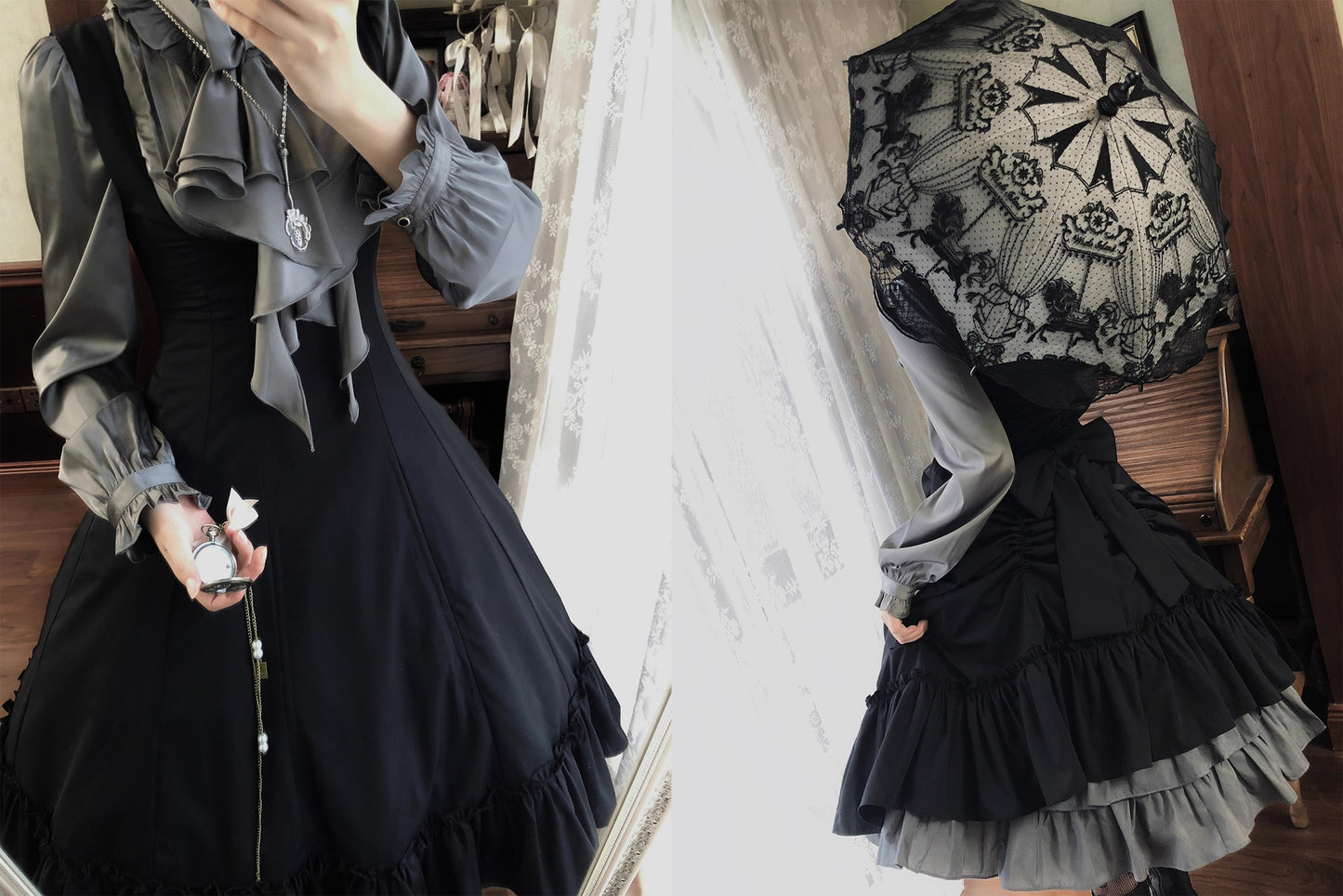 【受注予約~12/4】Black Forest ジャンパースカート【berryandwood】