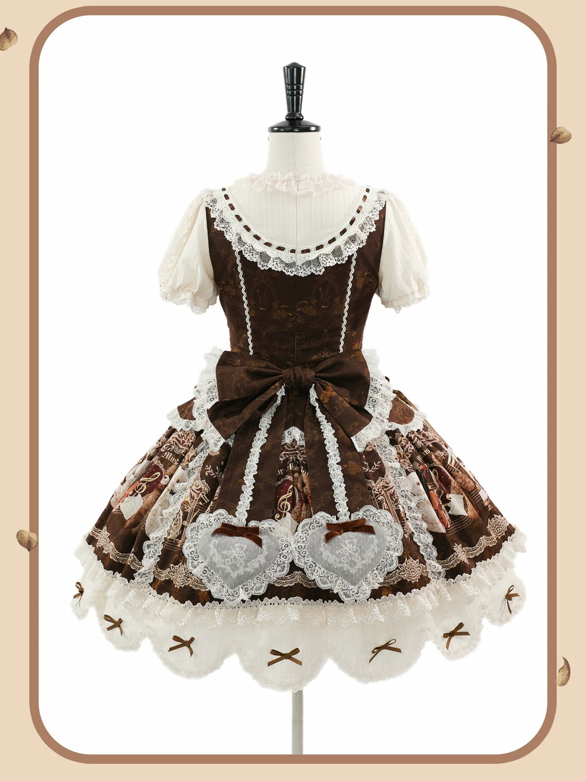 【受注予約~10/26】Teddy Bear Symphony ワンピース・ジャンパースカート・ブラウス【双生小熊】