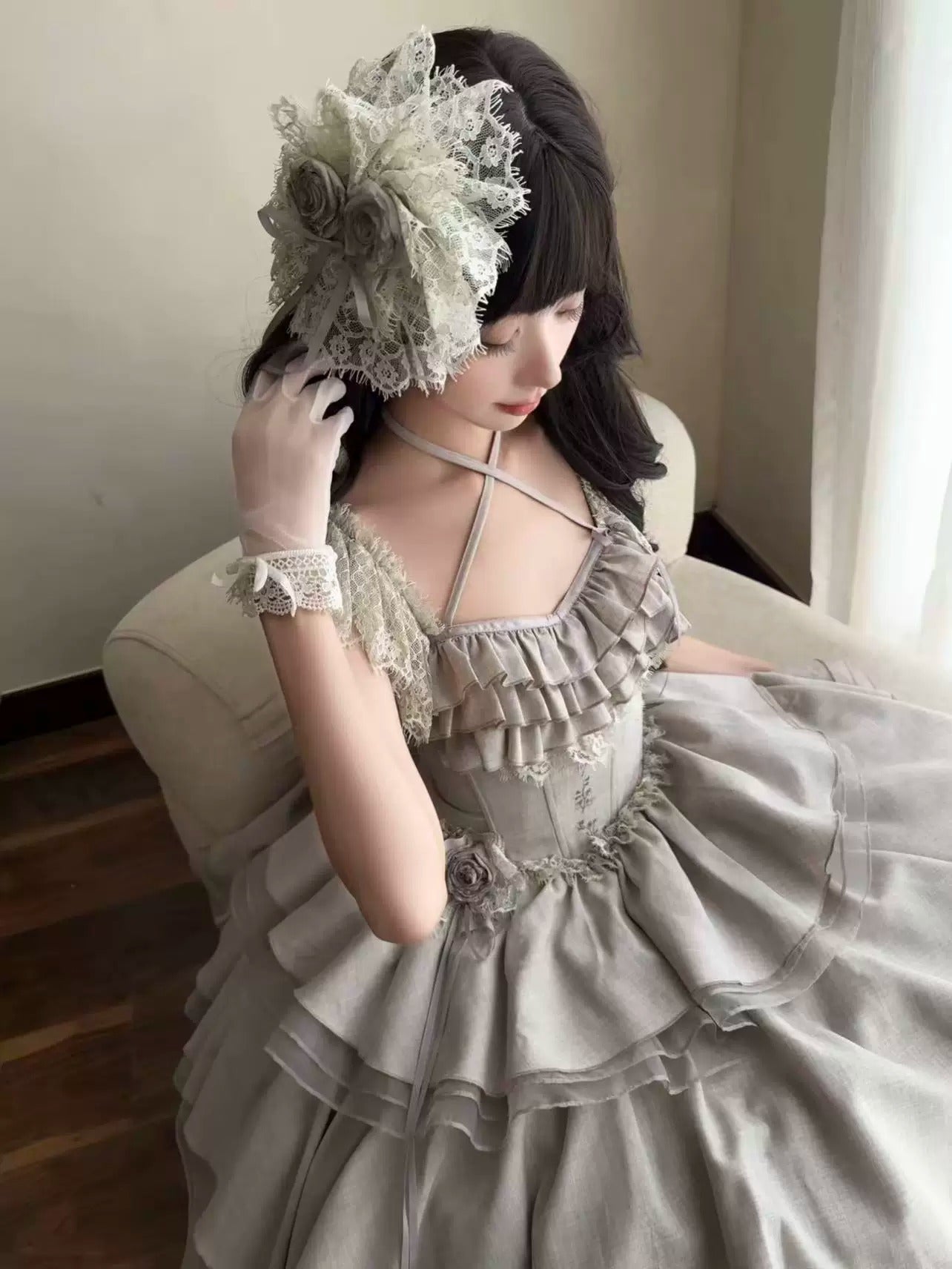 【受注予約~4/27】Lingxi ワンピース【sara bell】
