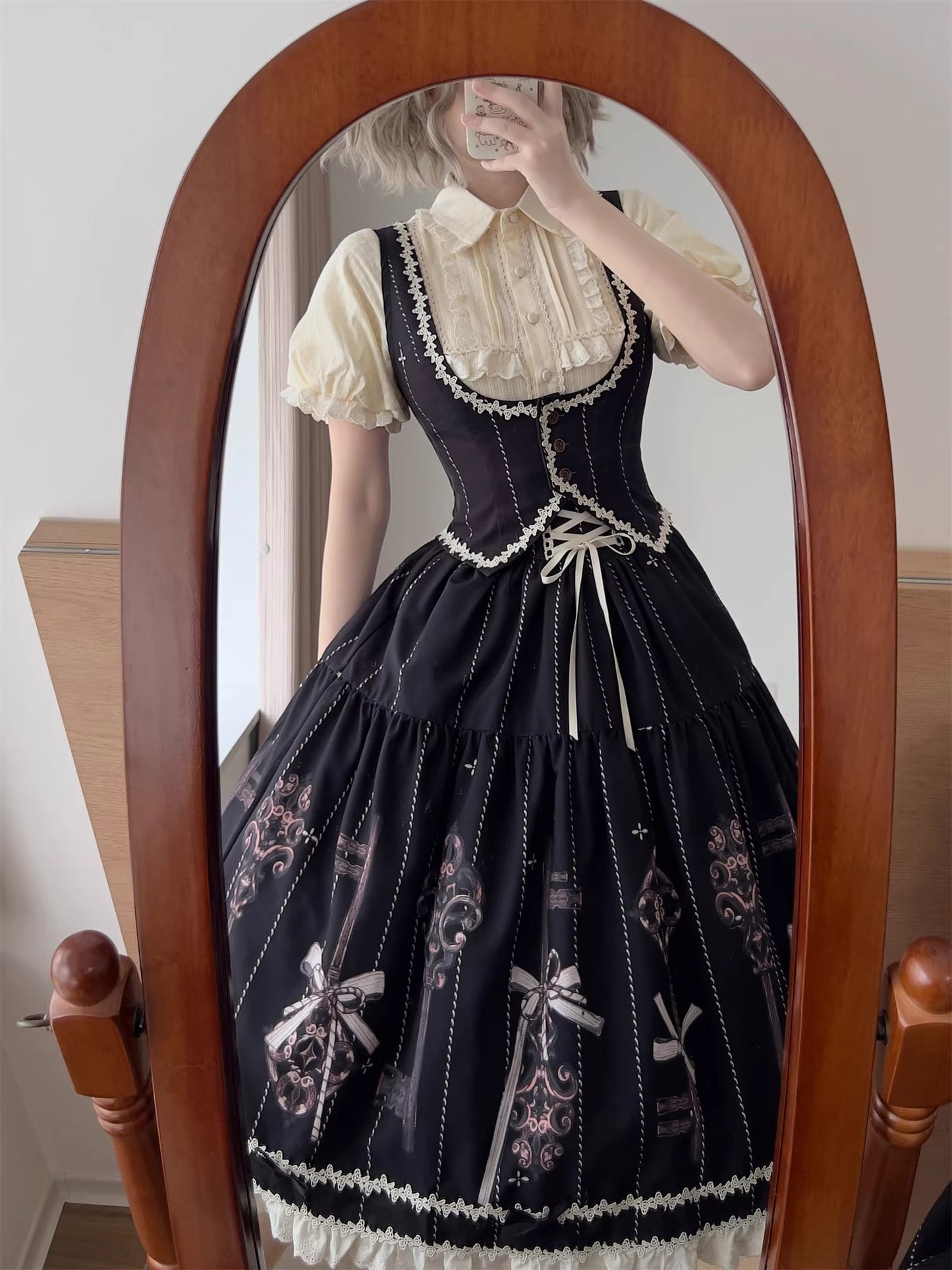 【受注予約~3/18】Secret key ベスト・ブラウス・スカート【Uncle's Workshop】