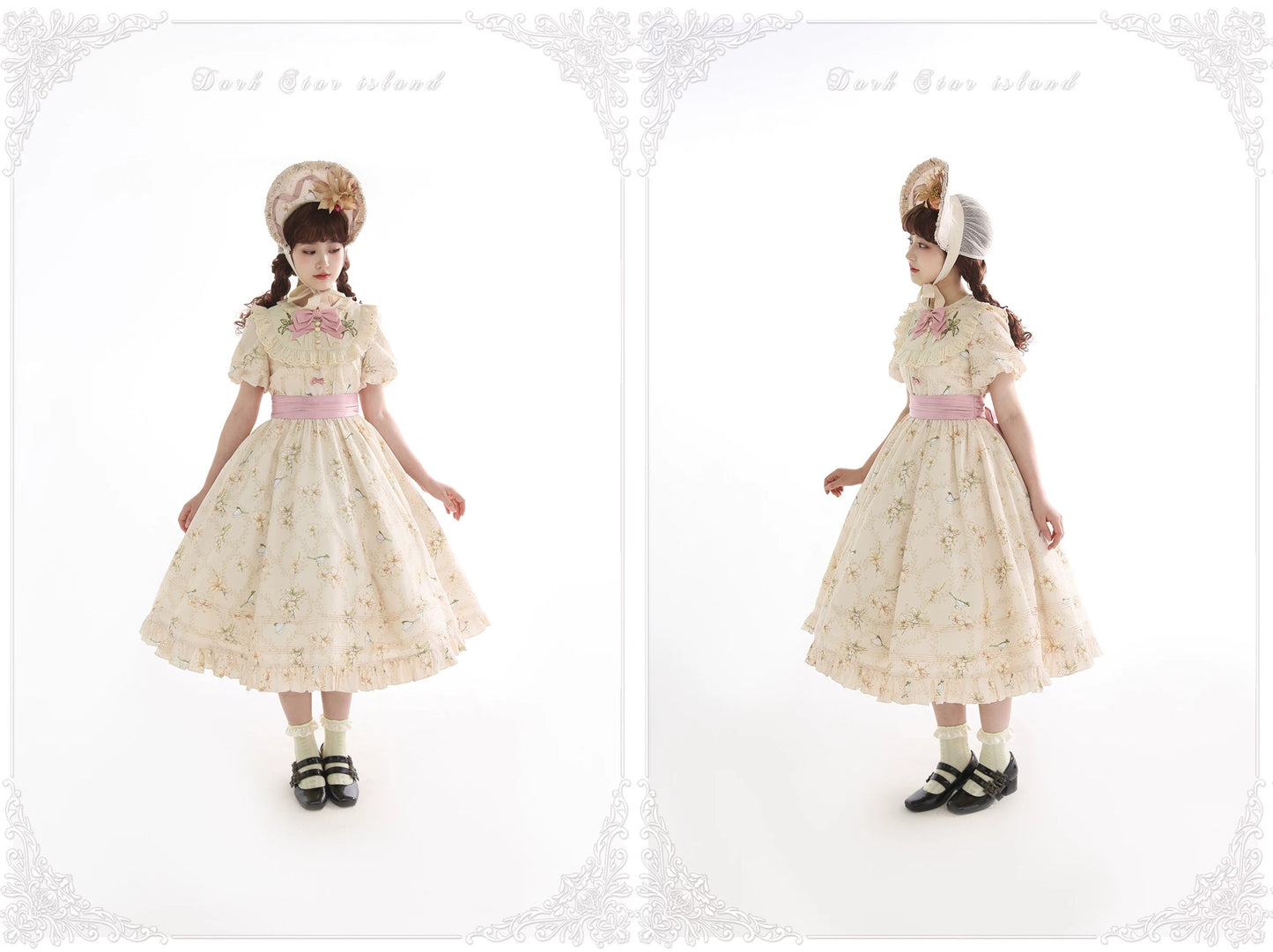 【受注予約~7/12】百合と山風 ワンピース(タイプ1)【Dark Star Island】