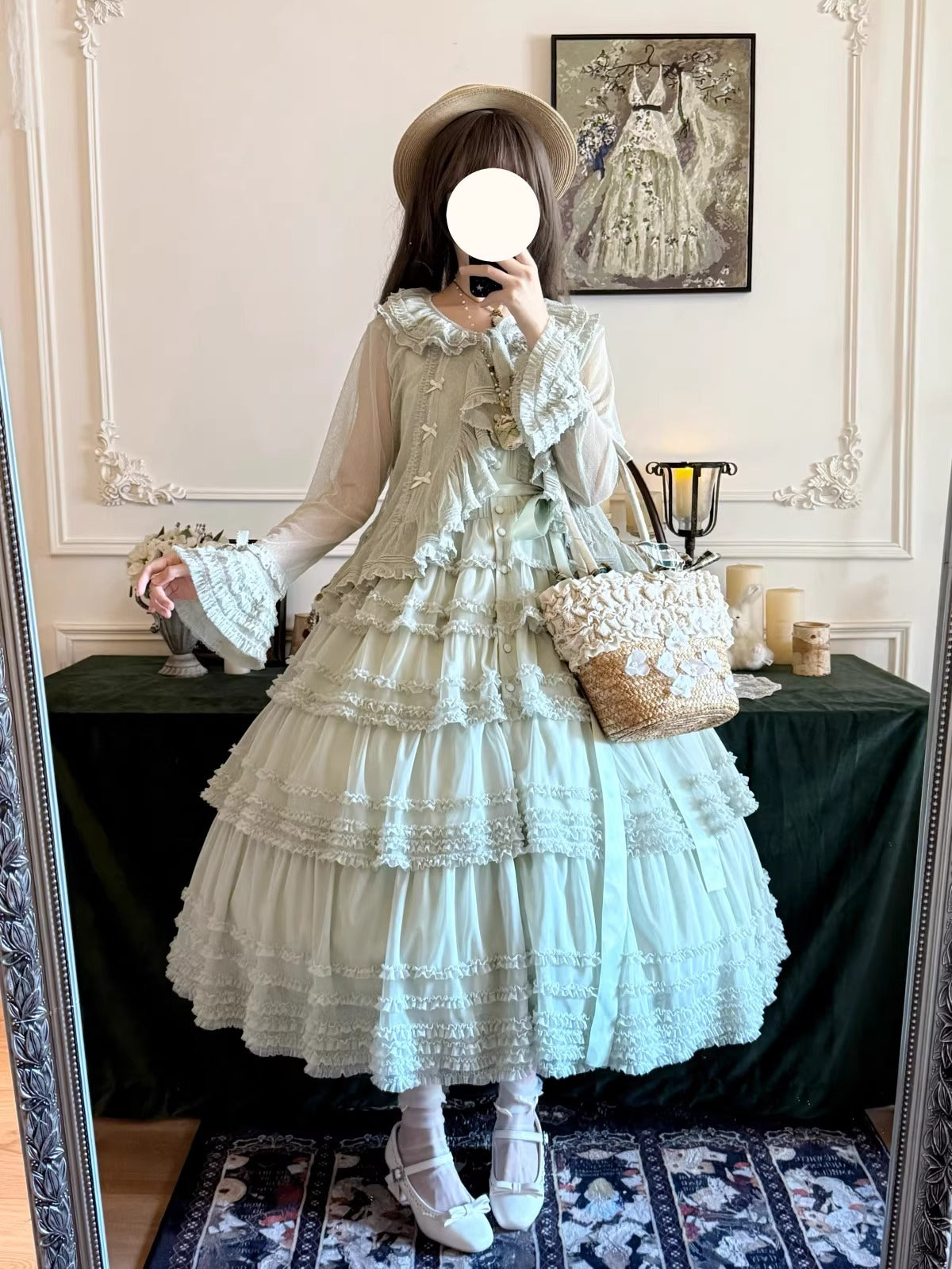 【受注予約~12/24】Lillian's Summer ジャンパースカート(タイプ2・ショート丈)【Spring Flower Language】