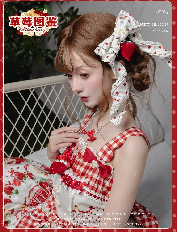 【受注予約~11/18】Strawberry Cake Illustration アクセサリー【花与珍珠匣】