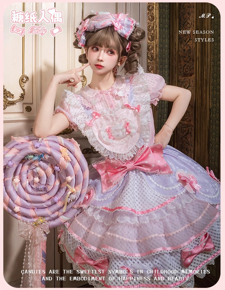 【受注予約~12/8】Candy Wrapper トップス・スカート【花与珍珠匣】