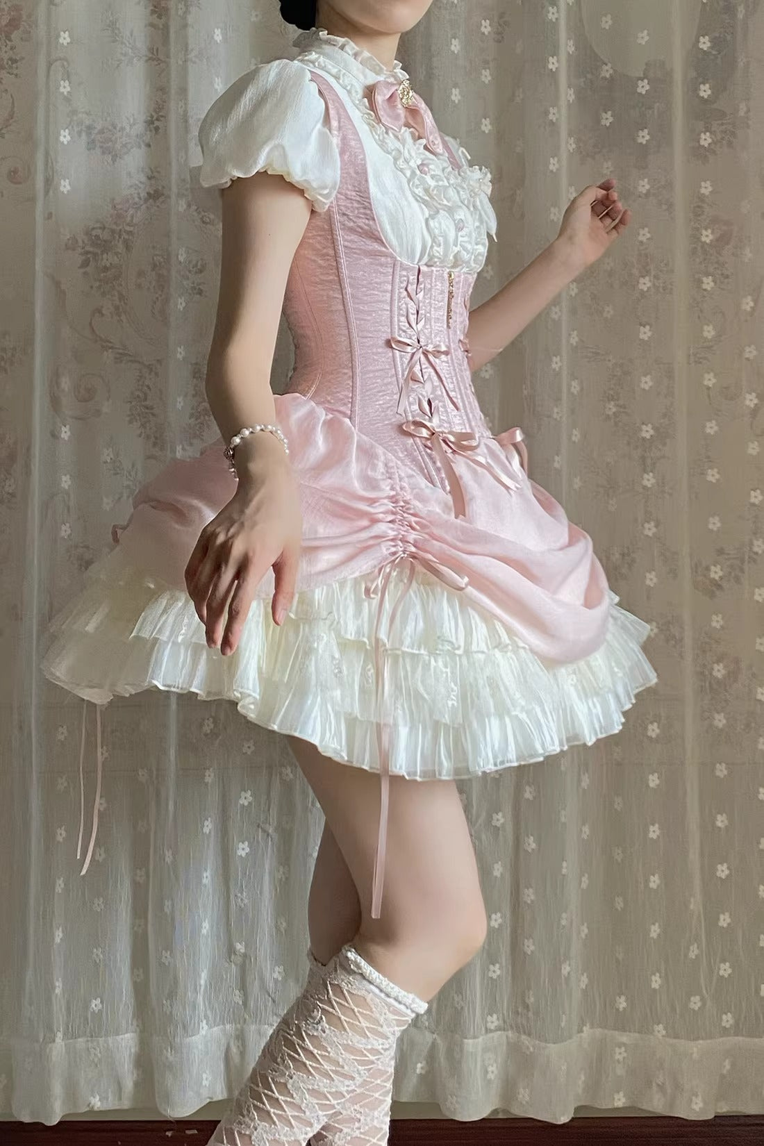 【受注予約~3/8】バニーメイド フルセット(立ち襟タイプ)【Caramel Antique】