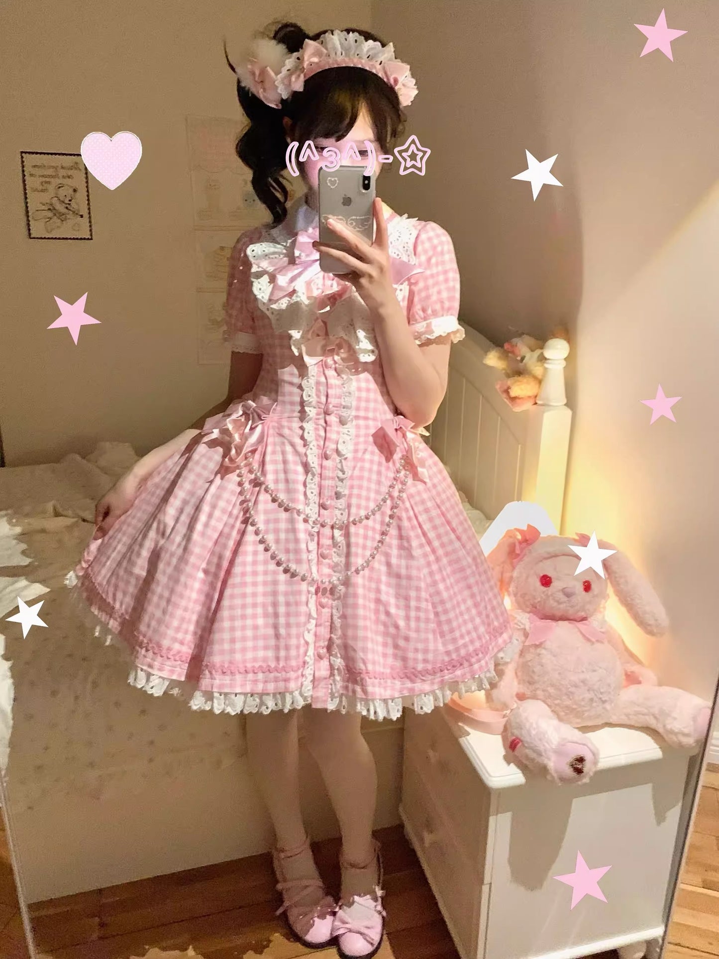 【受注予約~11/20】Ribbondoll ワンピース【Cutey Mask】