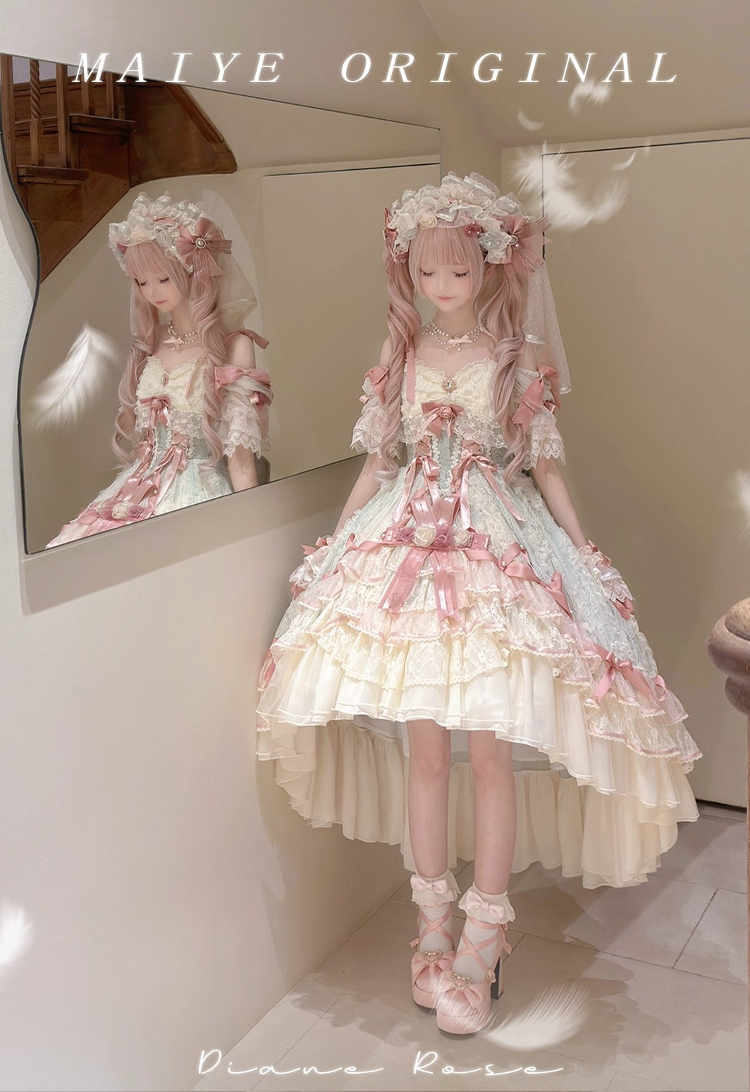 【受注予約~11/20】Diane Rose ワンピース【咩耶】