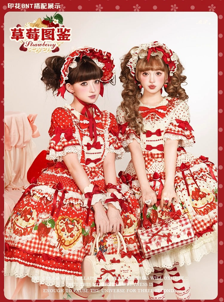 【受注予約~11/18】Strawberry Cake Illustration アクセサリー【花与珍珠匣】