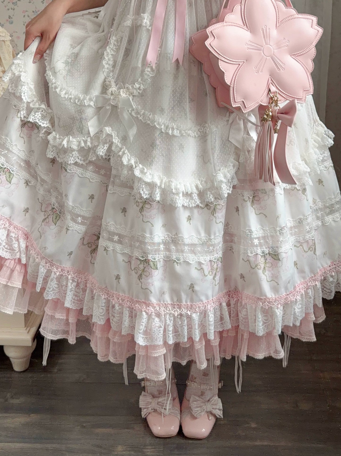 【受注予約~9/8】夏咲の花々 ワンピース【Fairy Doll】